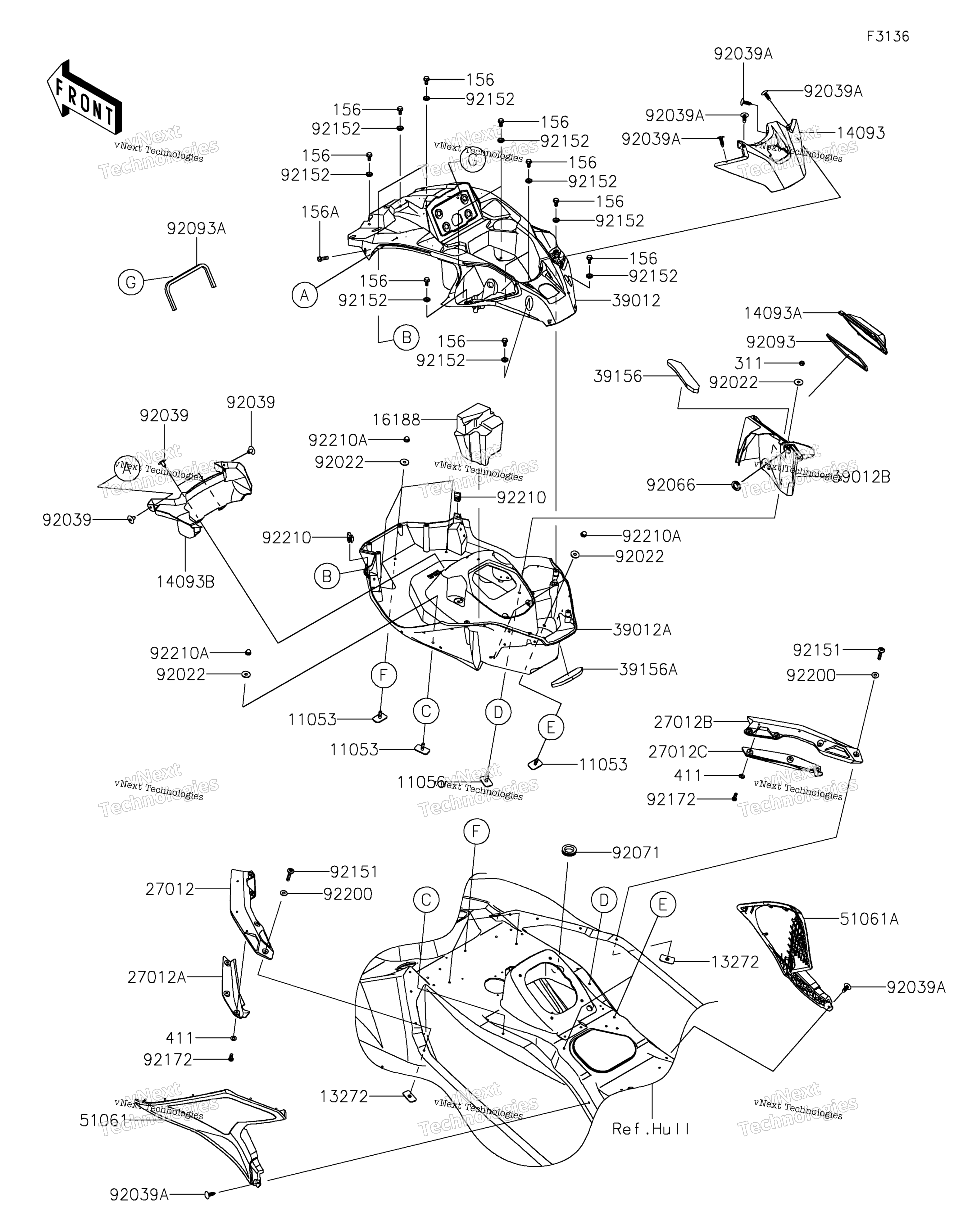 Корпус Middle Fittings