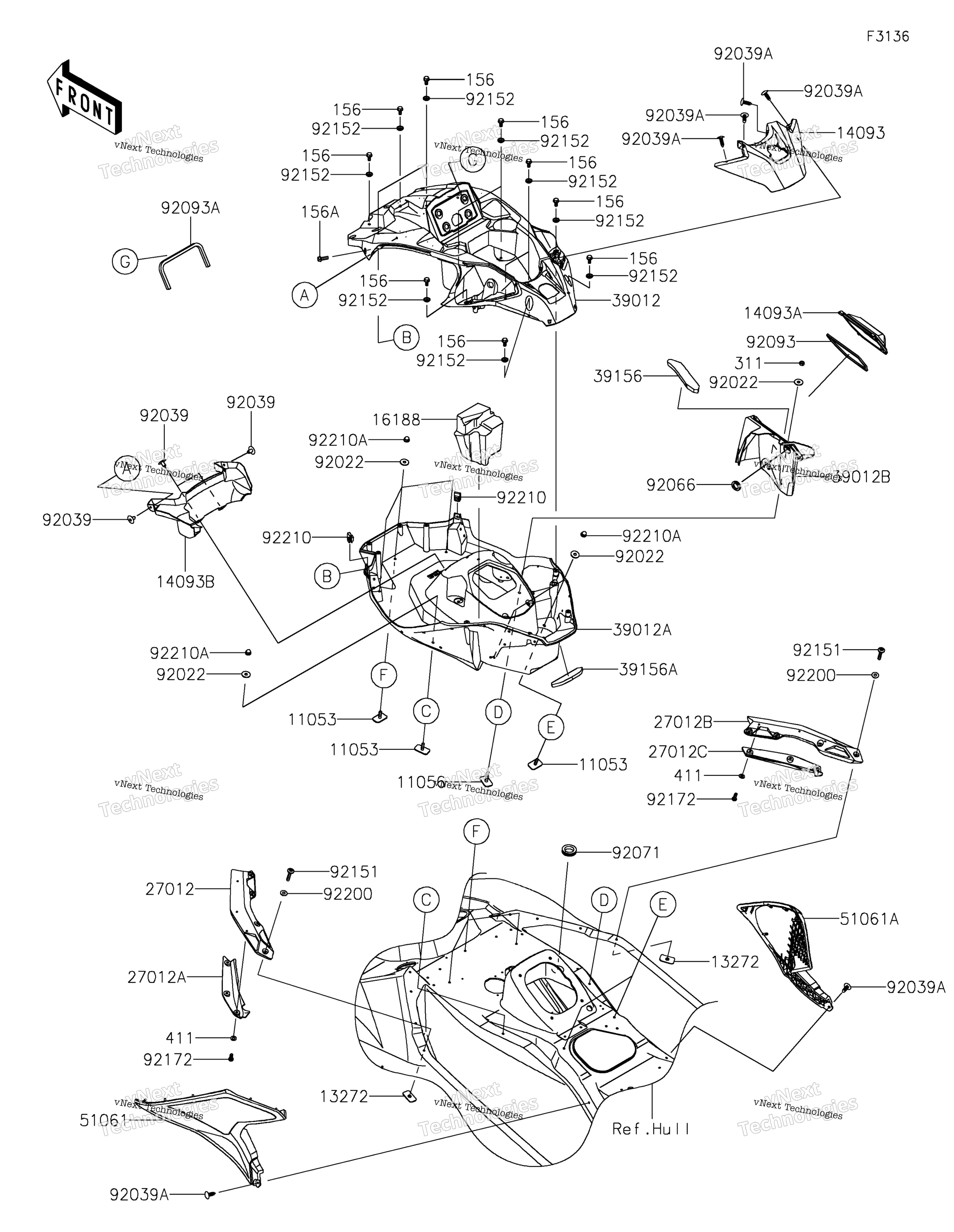Корпус Middle Fittings