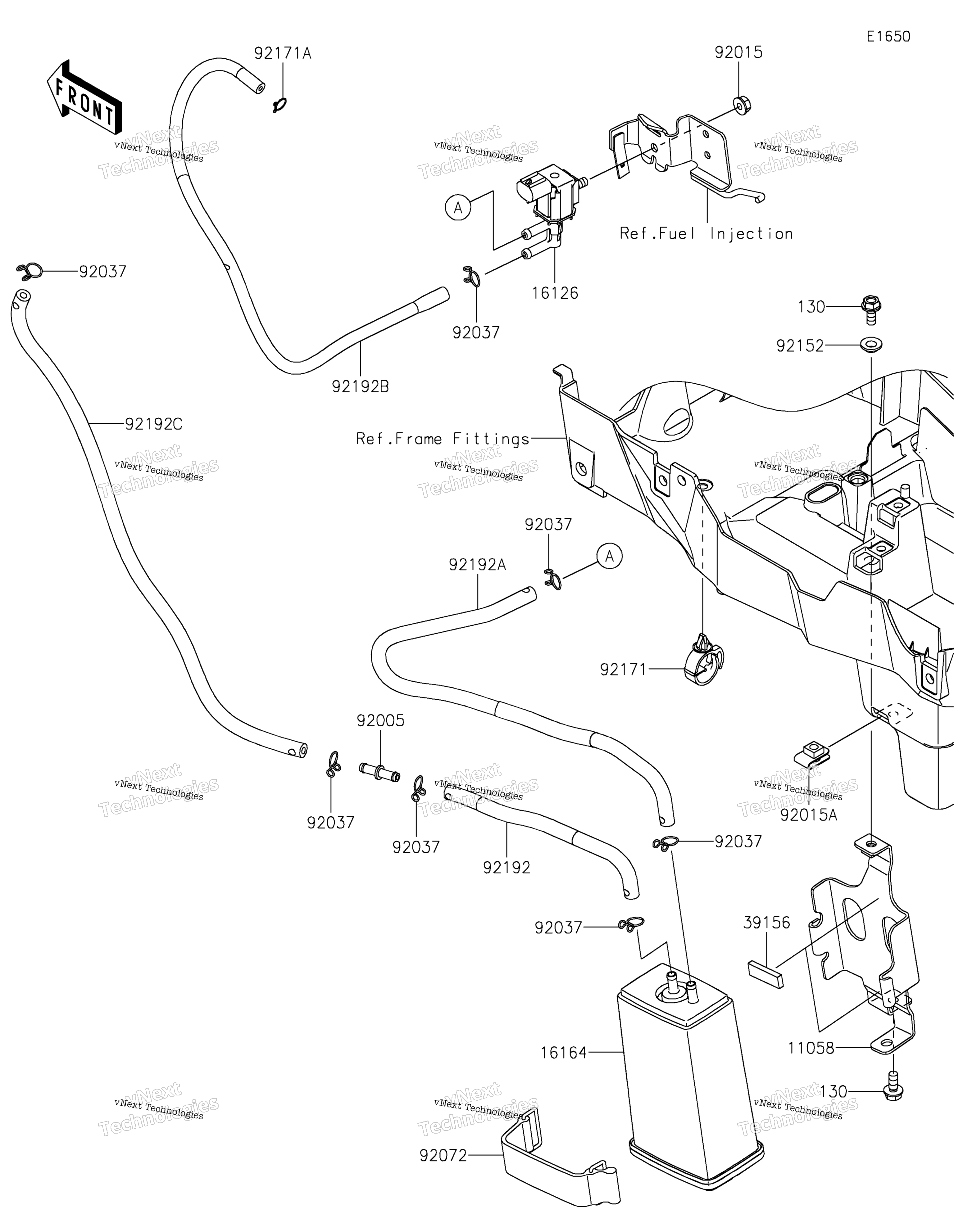 топливный Evaporative System(Ca)