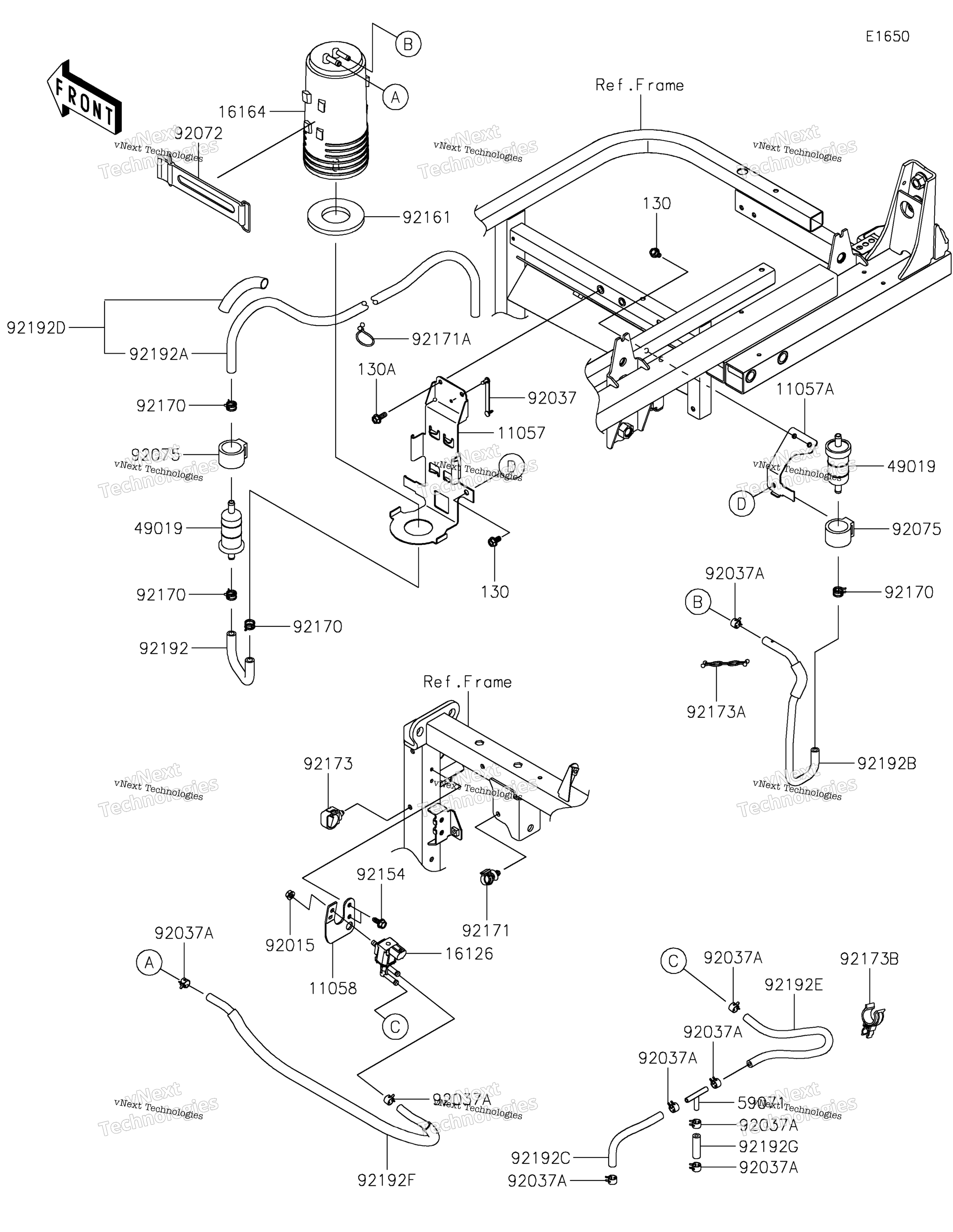 топливный Evaporative System(Ca)