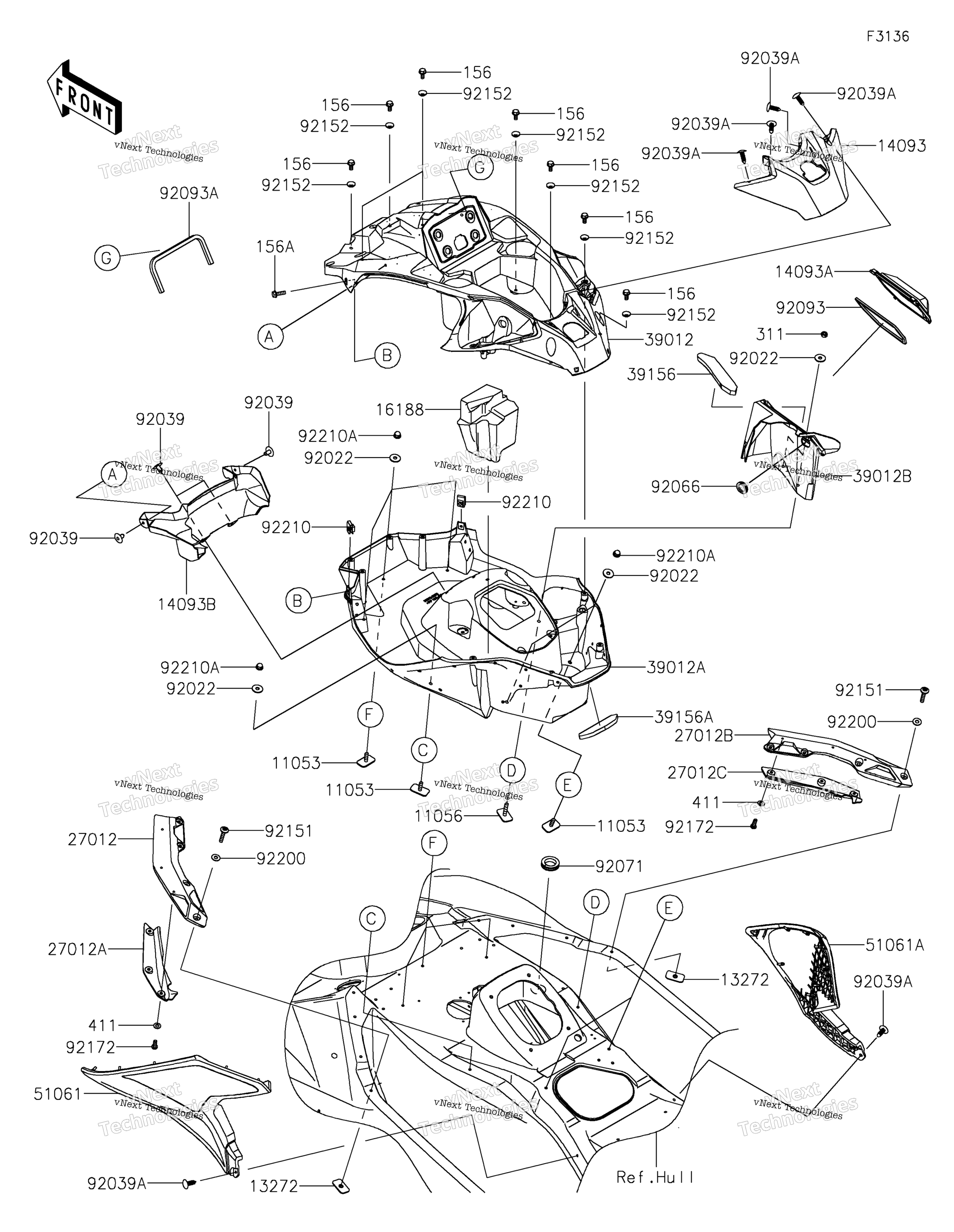 Корпус Middle Fittings