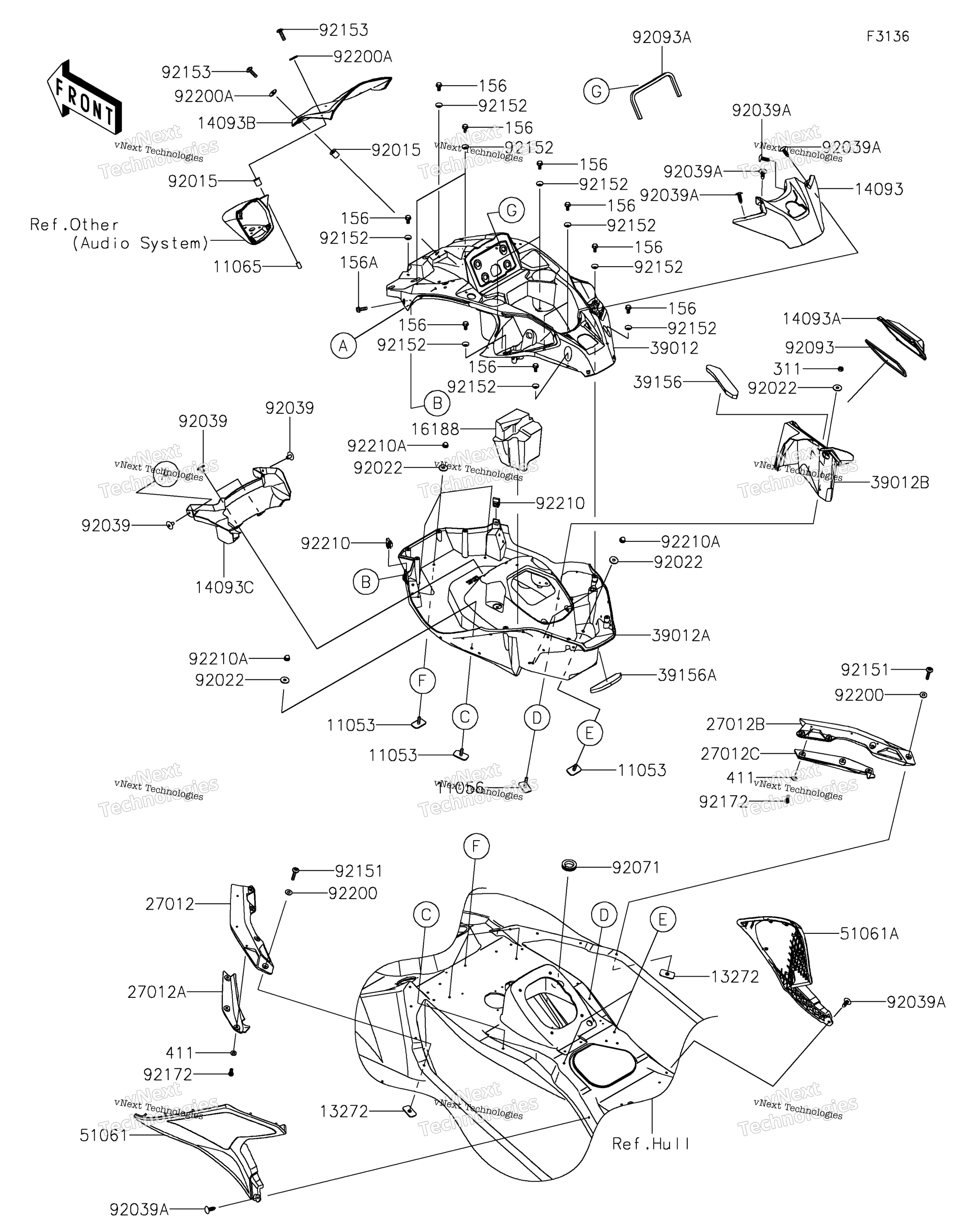 Корпус Middle Fittings