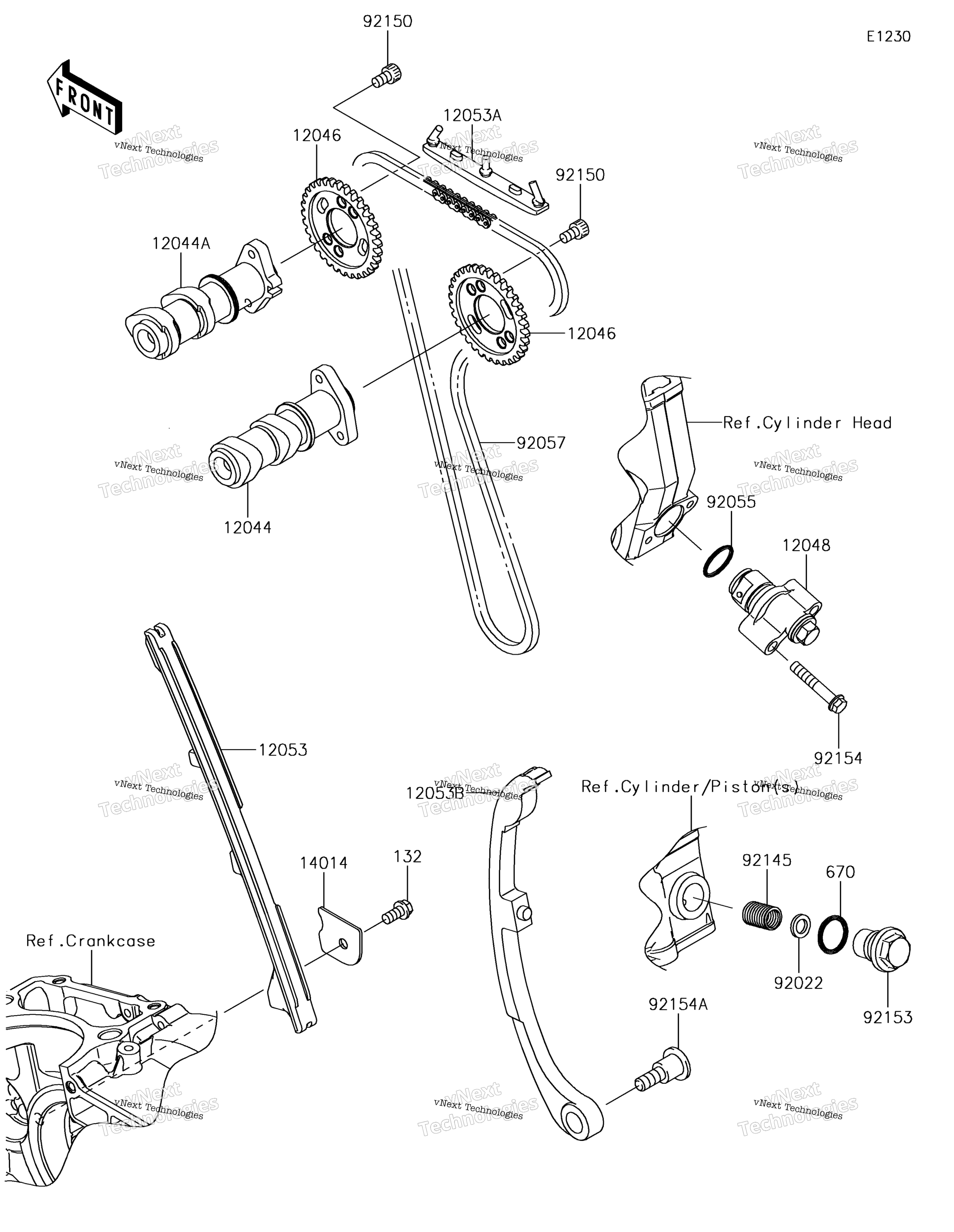 Camshaft(S) / Tensioner #2