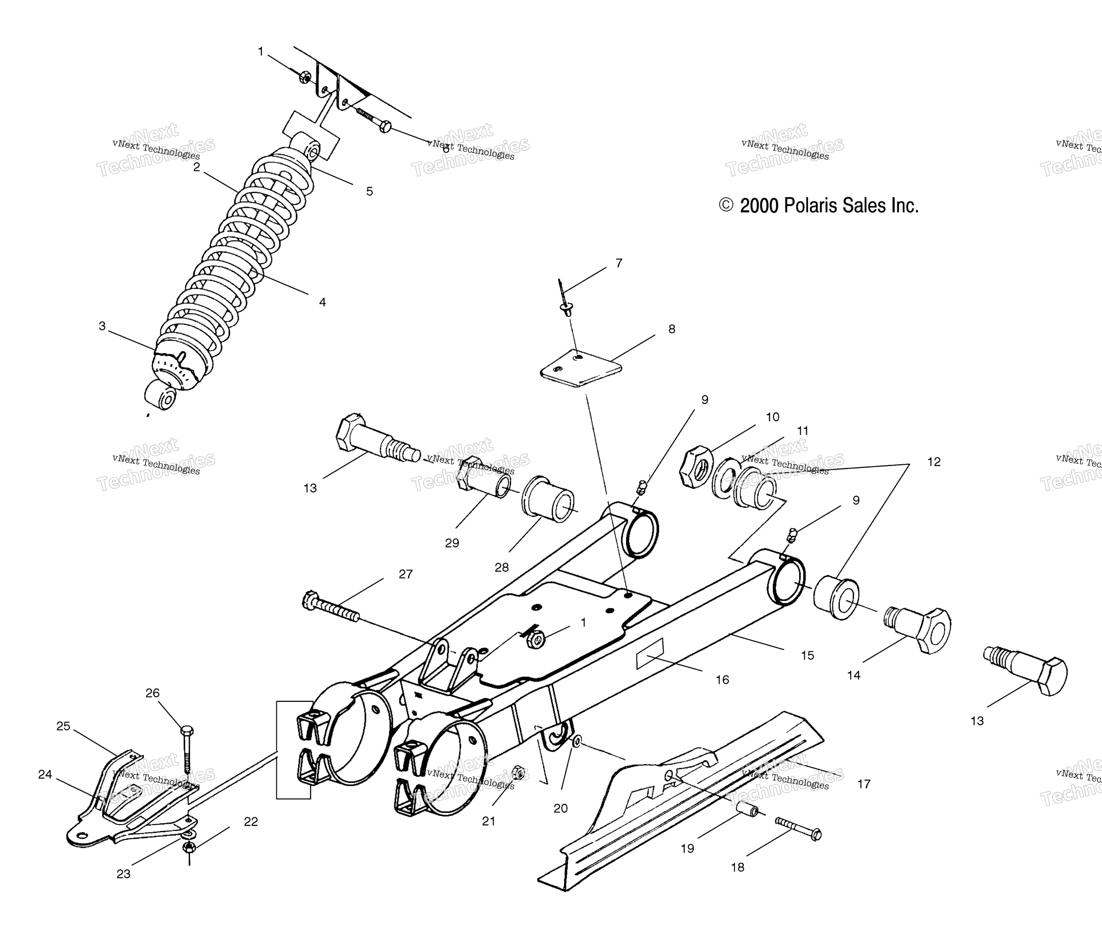 Swing Arm / Shock крепление A00aa32aa
