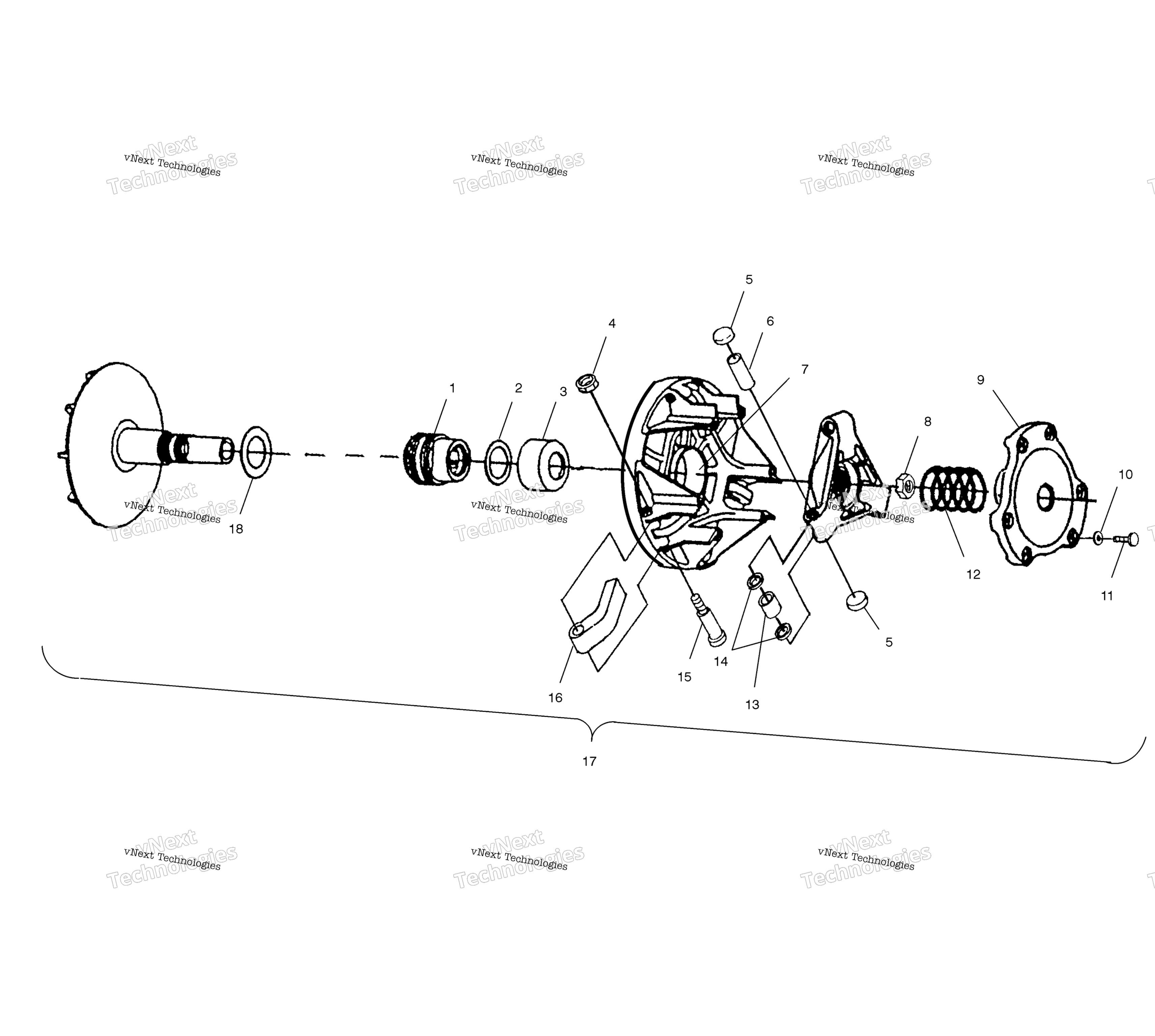 Привод Clutch A00cd32fa