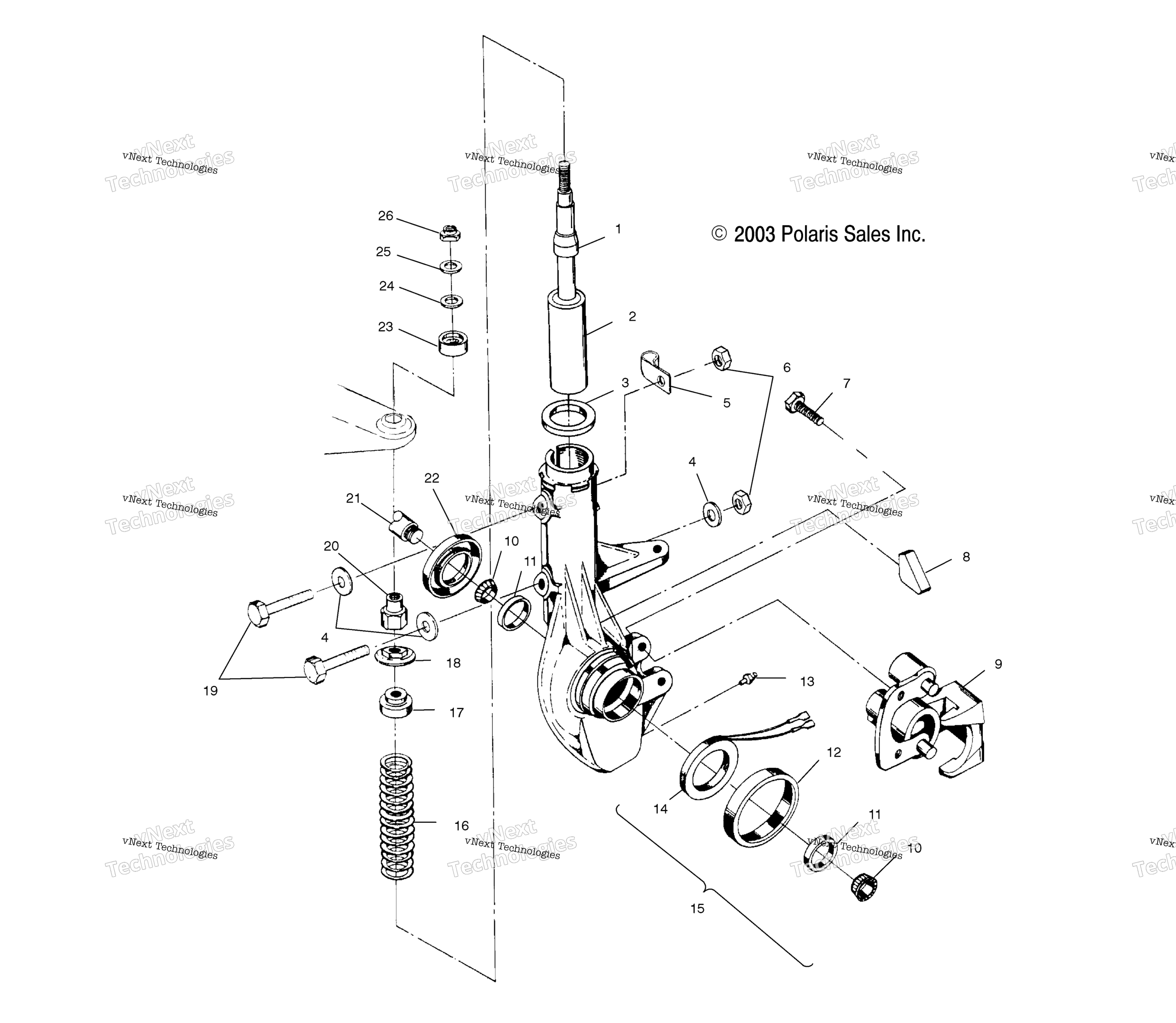 Передняя часть Strut