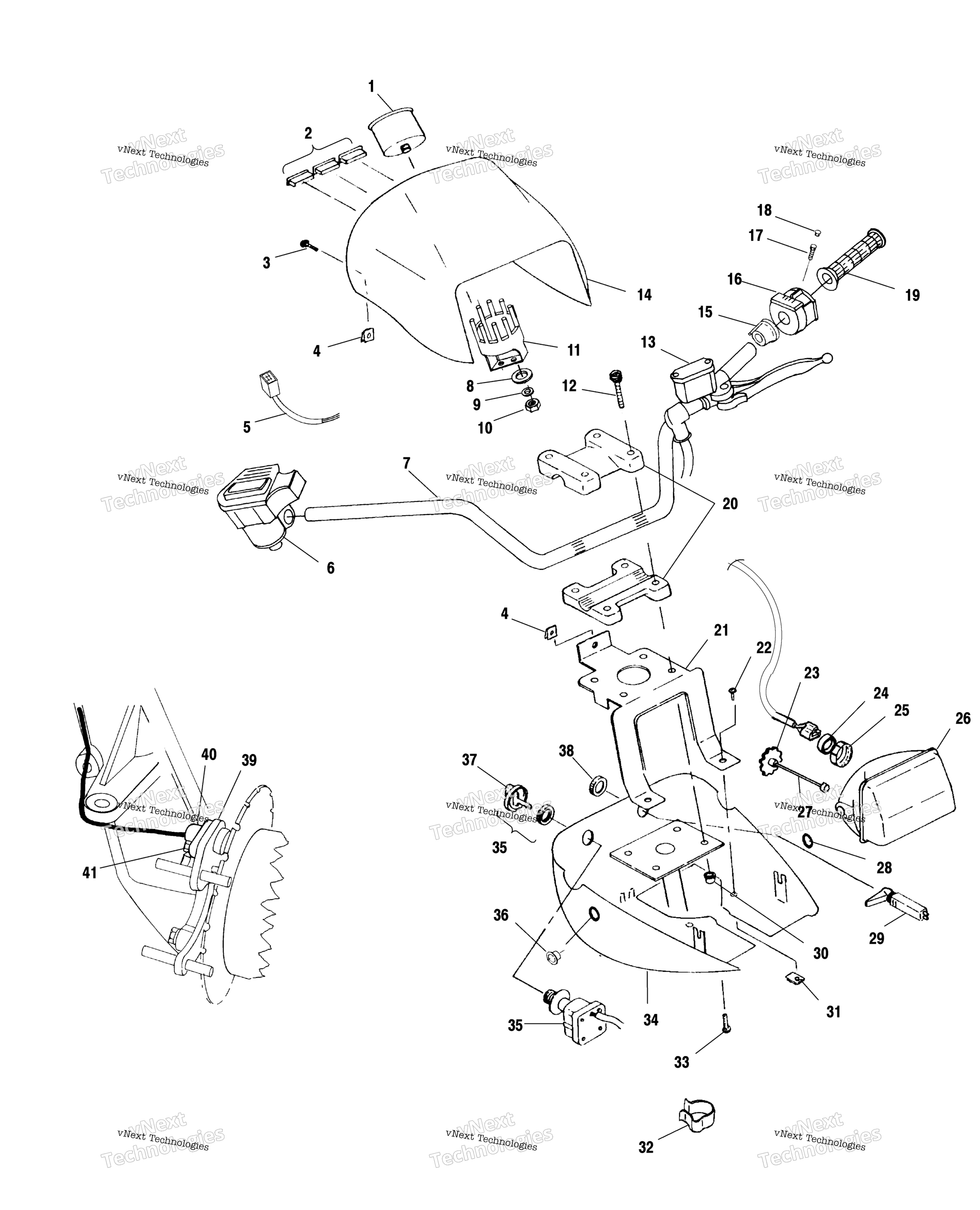 Руль & Headlight Pod A00cd50aa