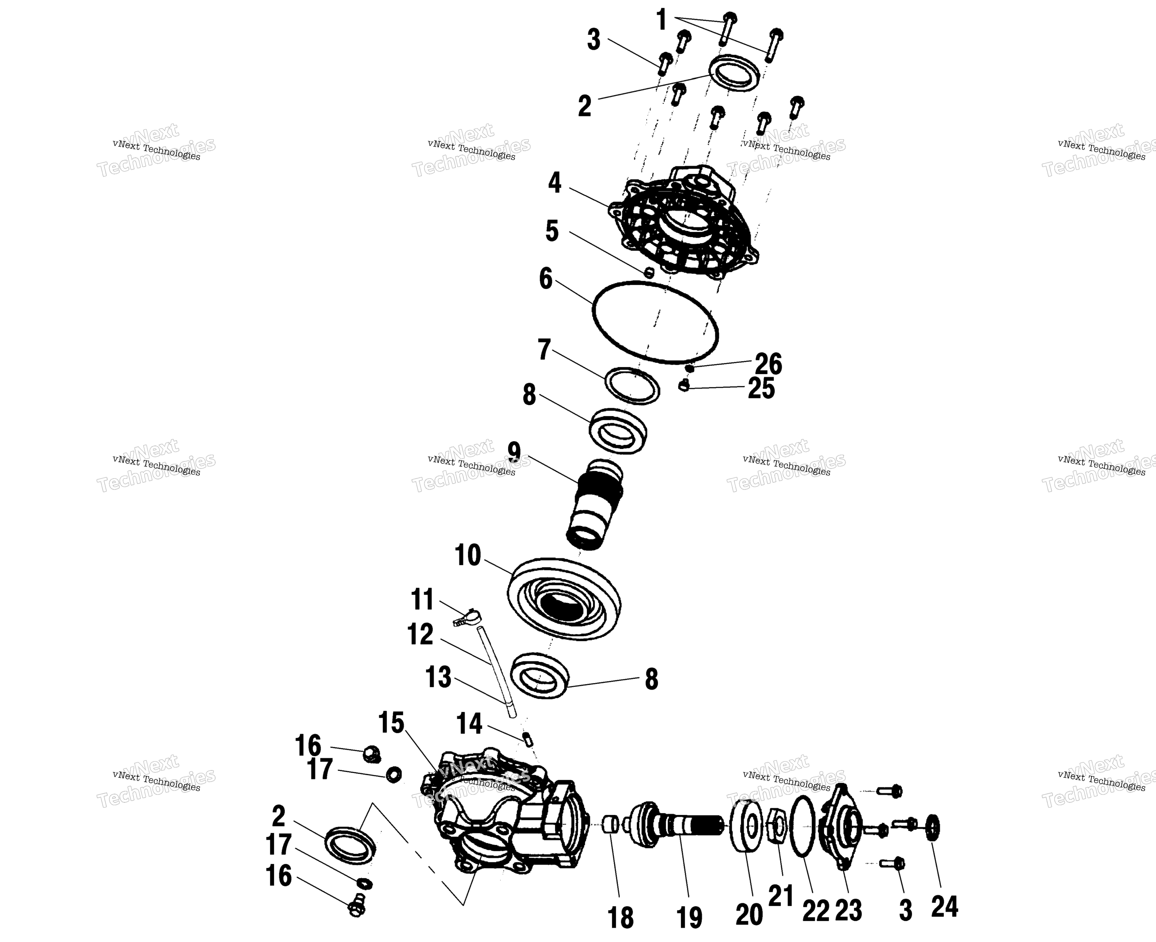 Задняя часть Housing A00cd50aa