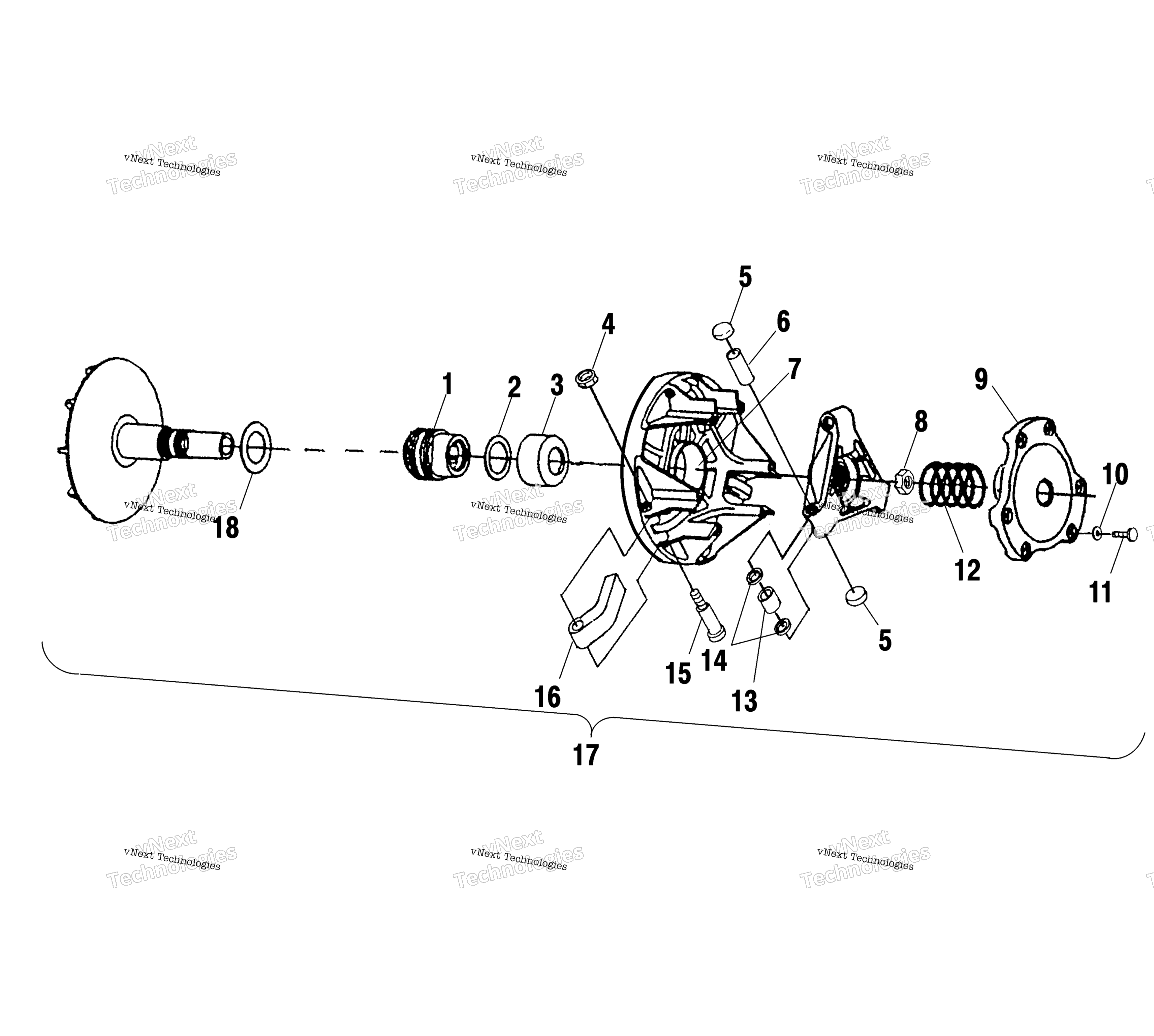 Привод Clutch A00cd50ab