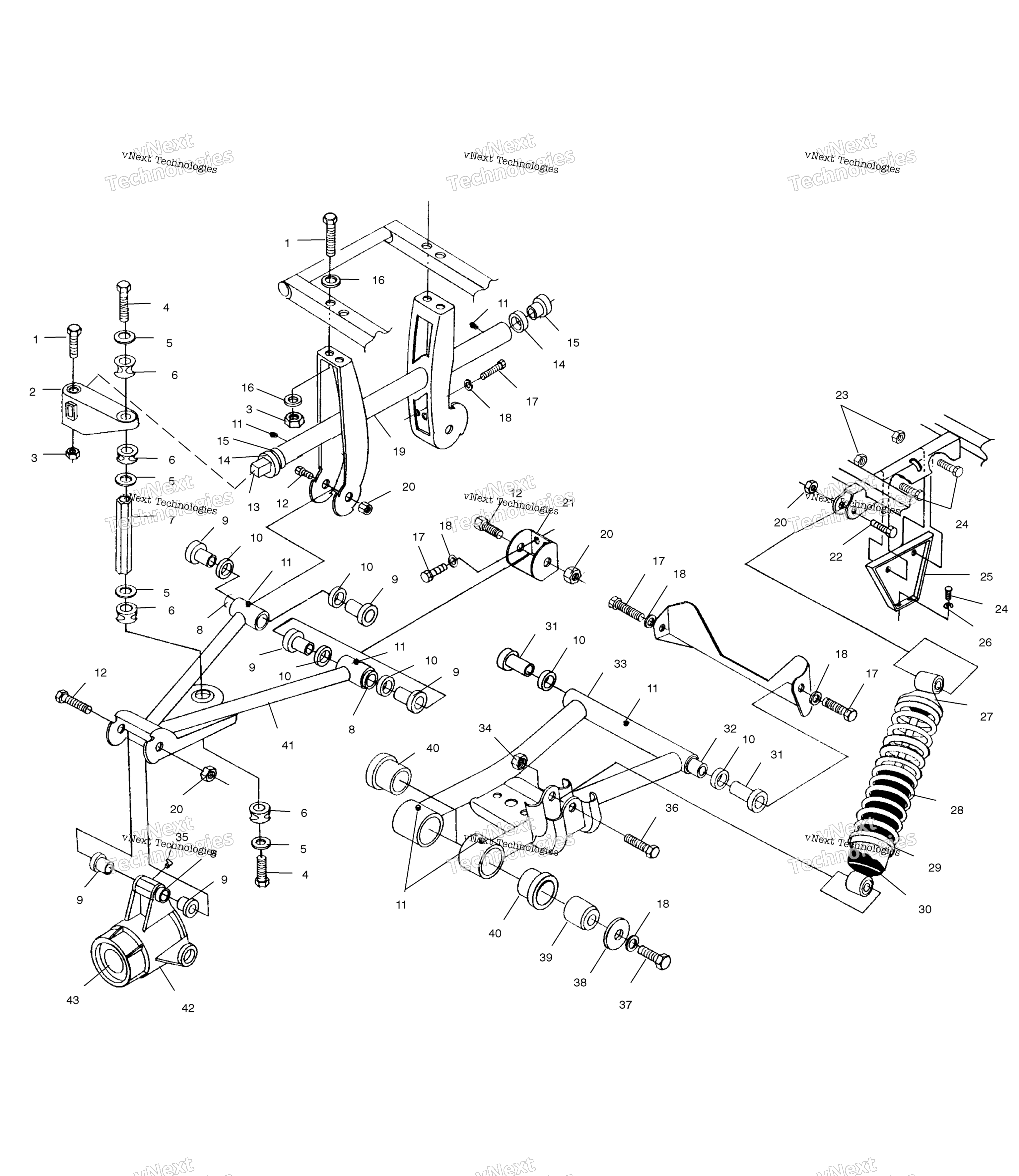 Задняя часть Suspension A00ch33ab