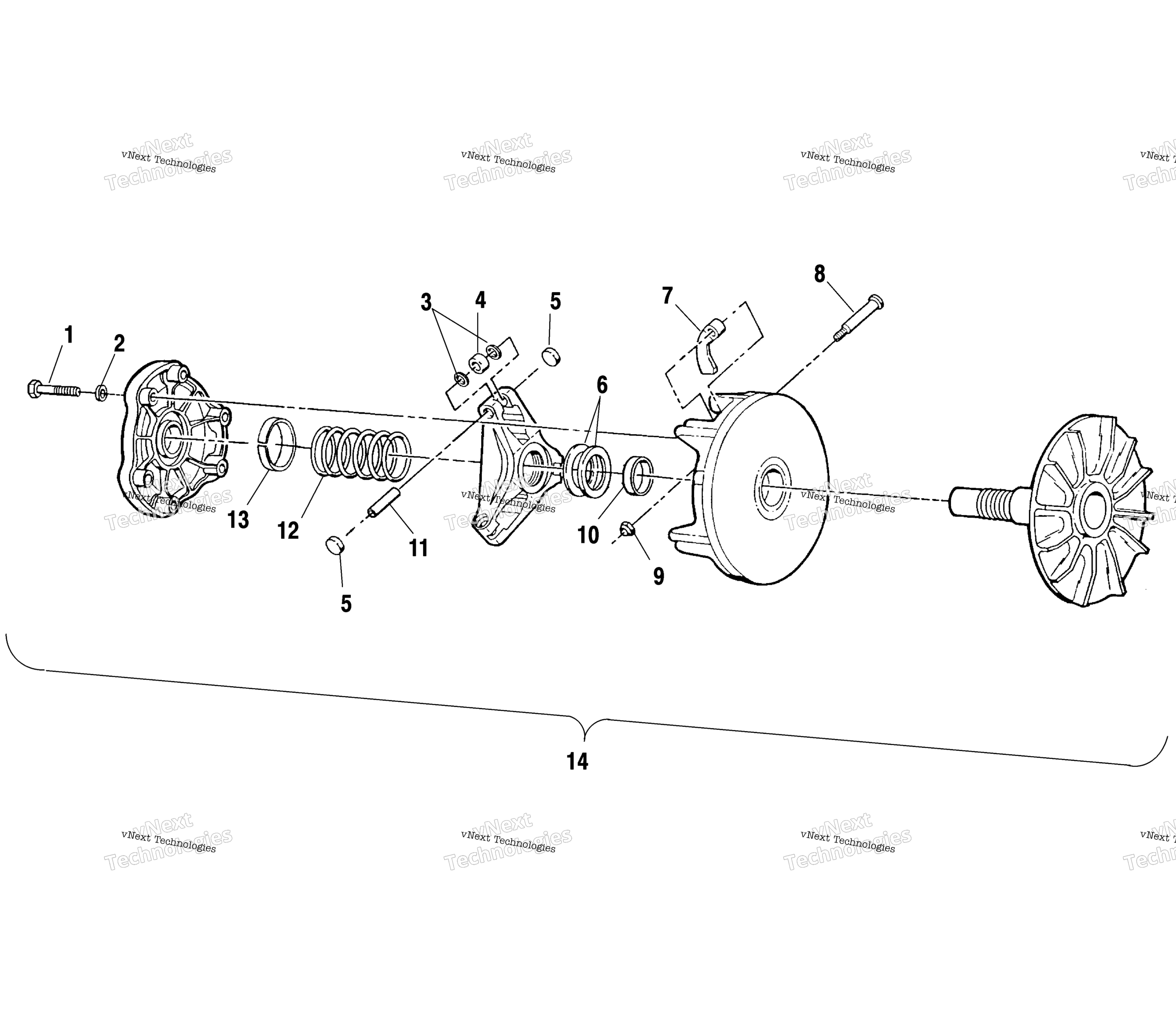 Привод Clutch A00ch33ac