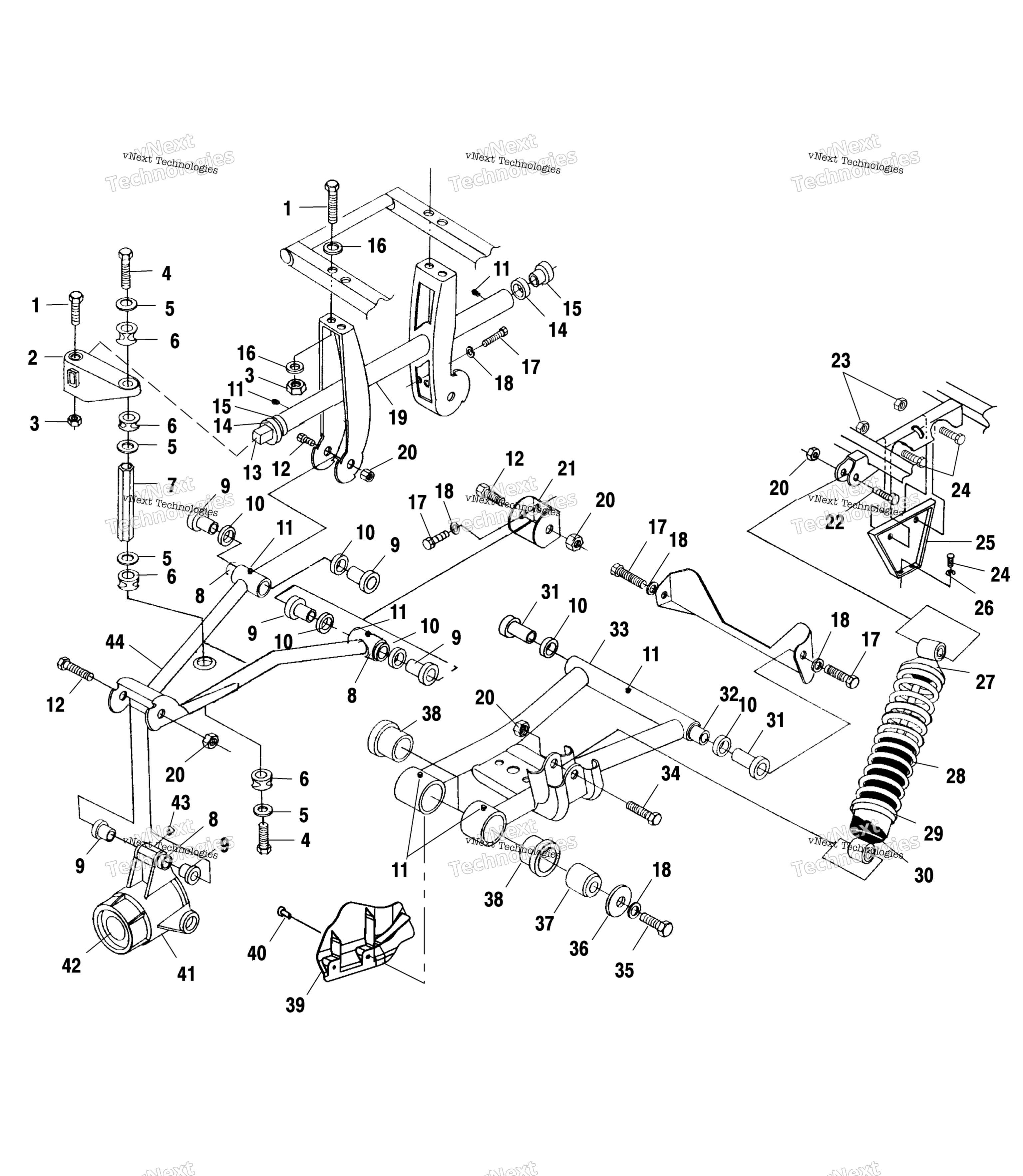 Задняя часть Suspension A00ch33ac