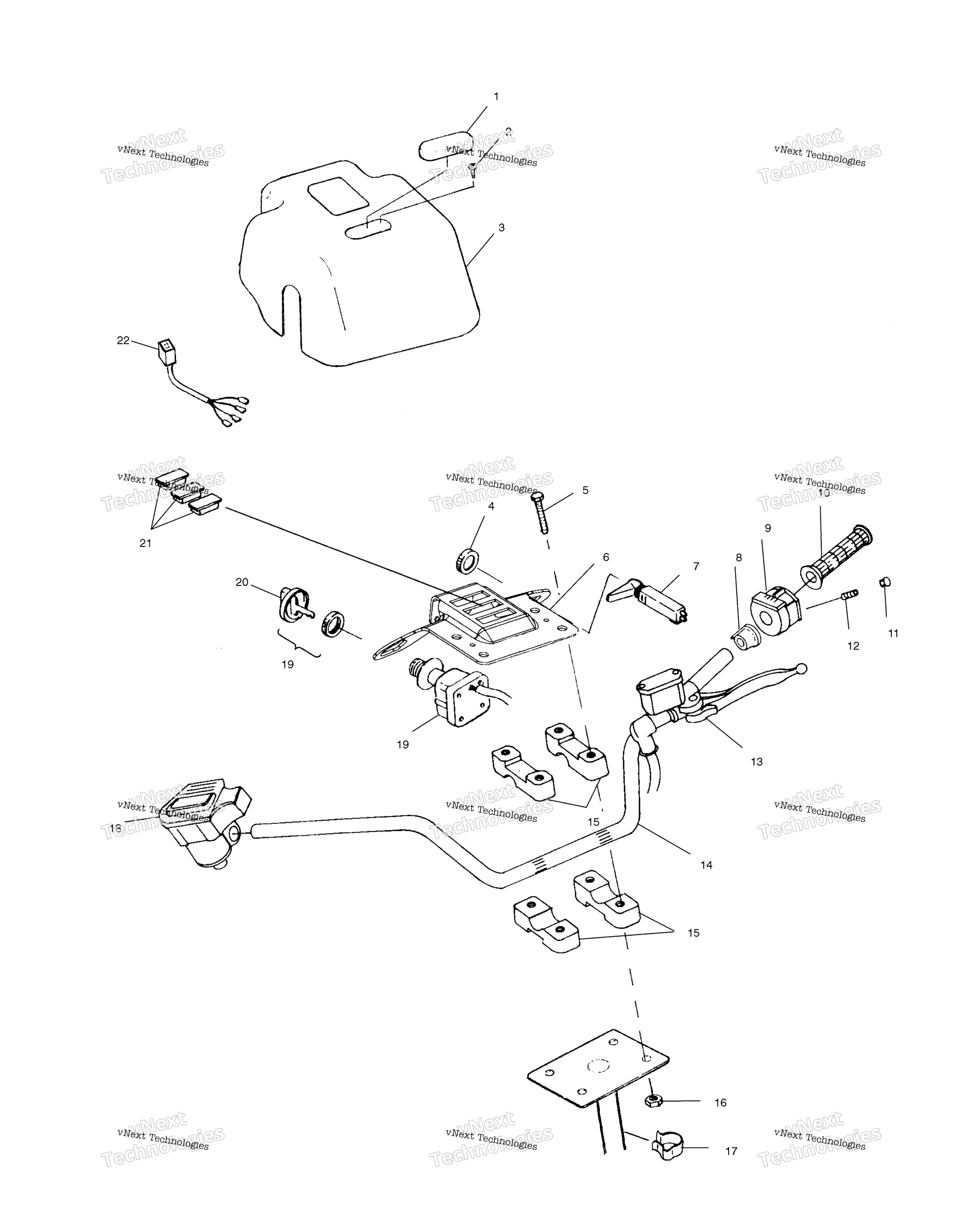 Руль & Headlight Pod A00ck32aa