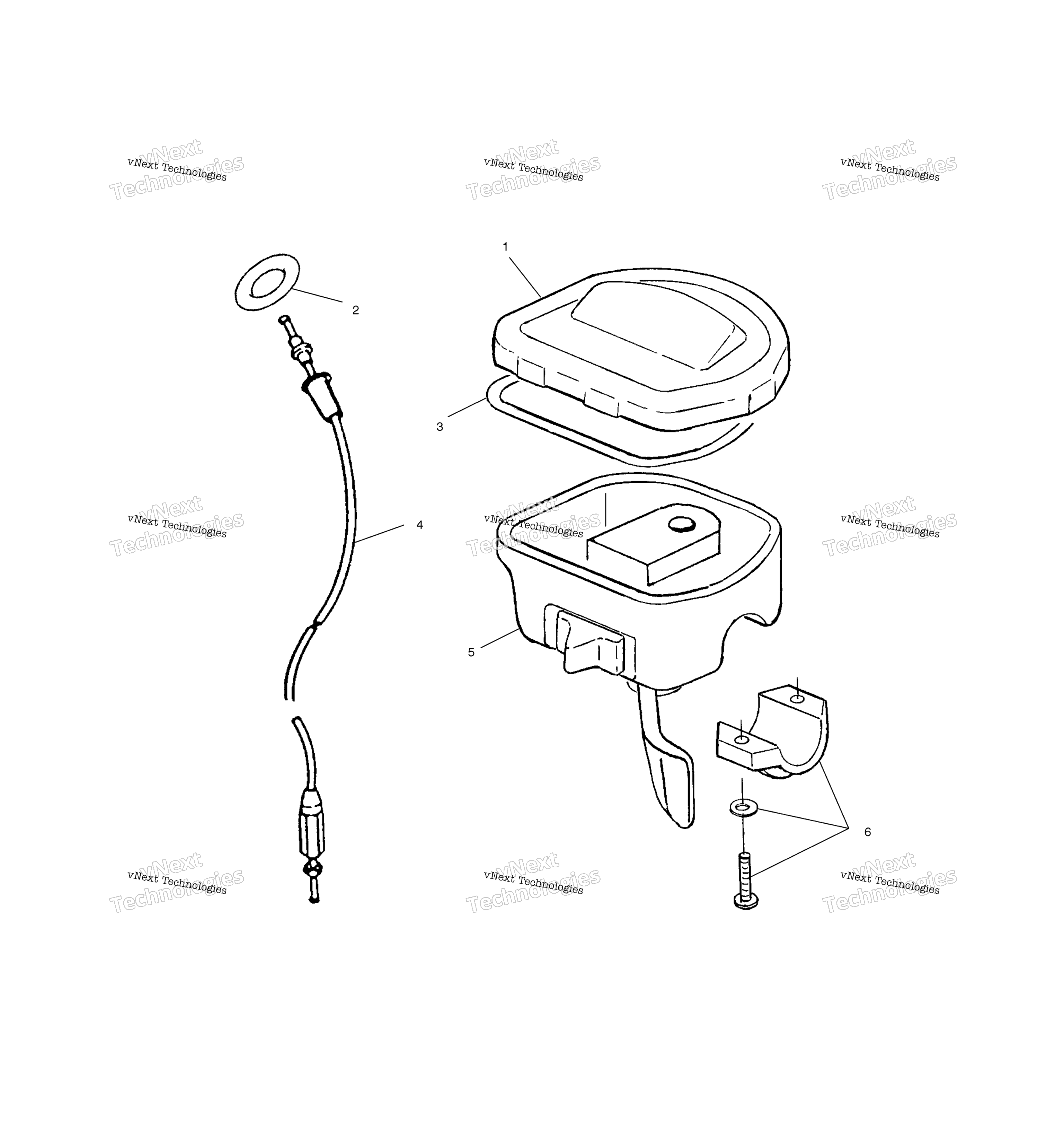 Органы управления Throttle Asm./Cable A00ck42aa