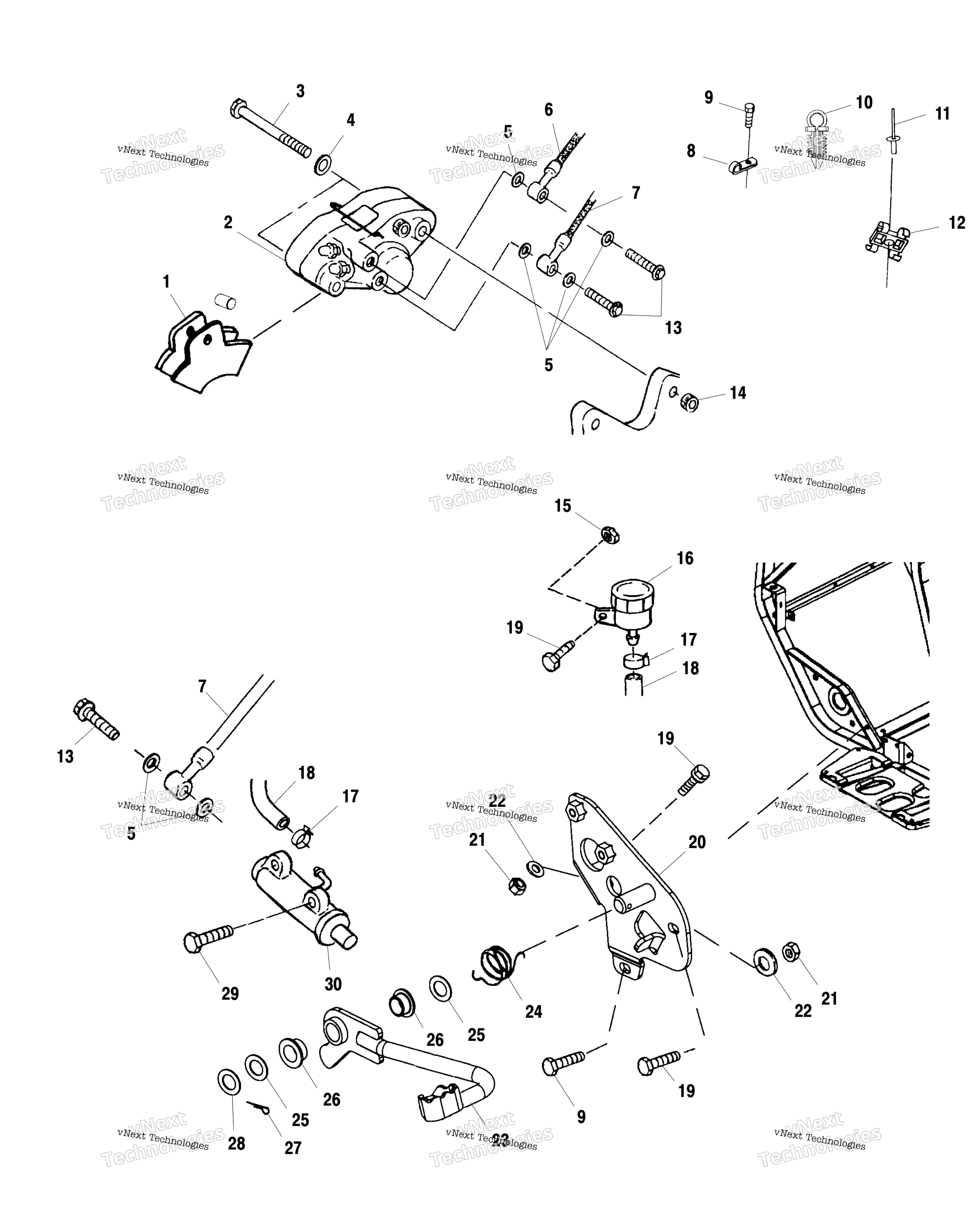 Задняя часть Brake A00ck42aa