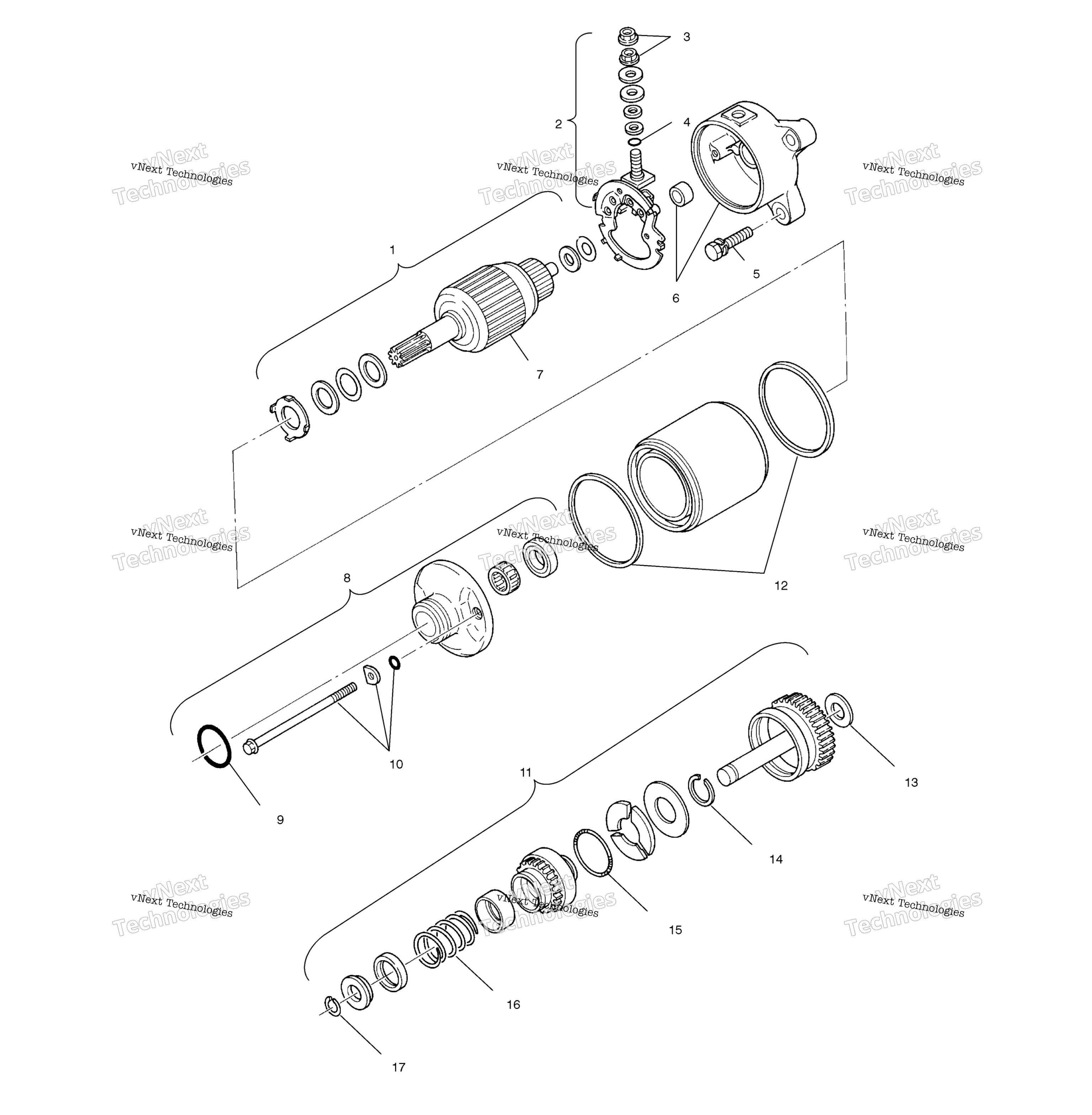 Пусковая система Motor A00cl50da