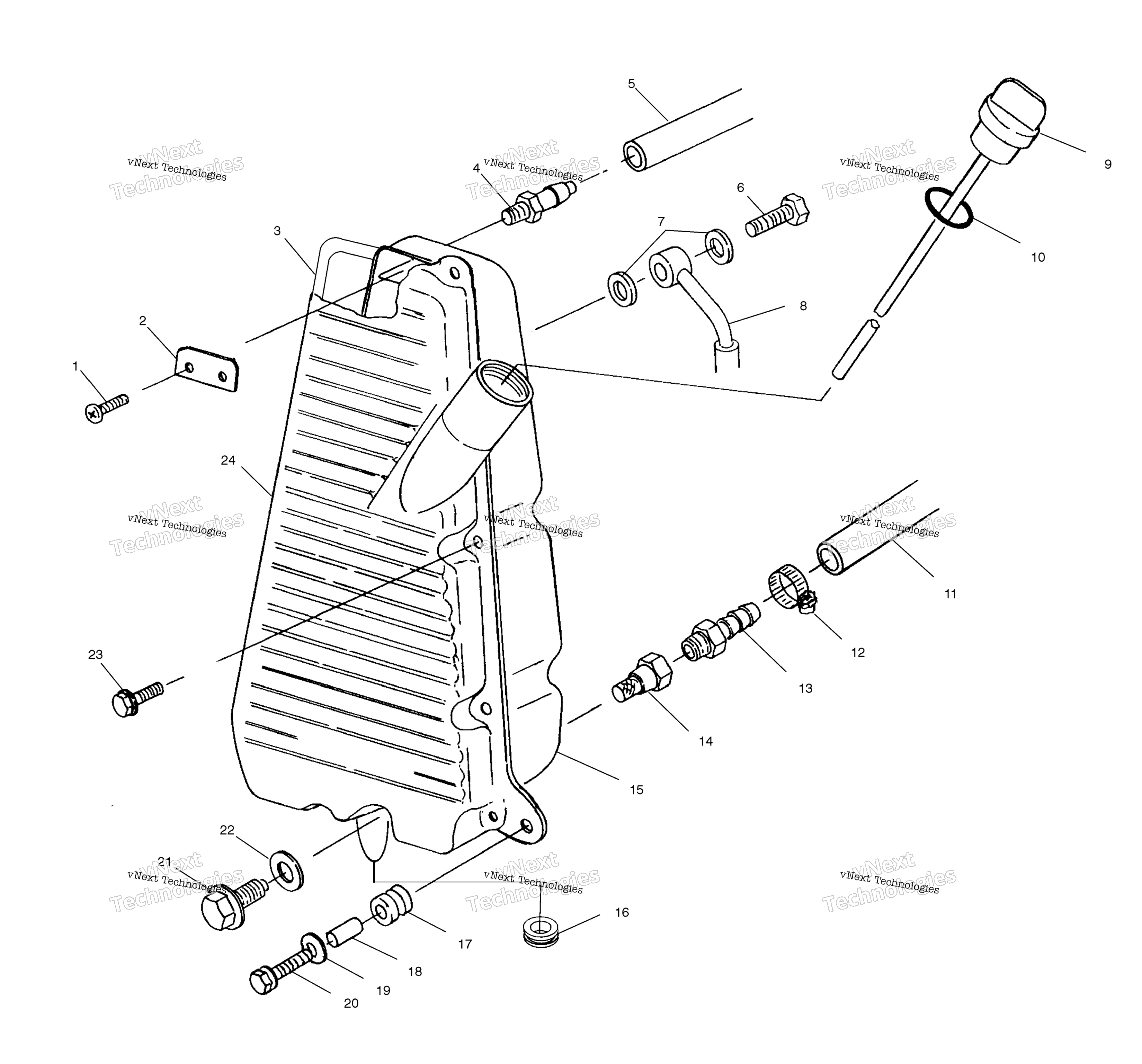 масляный Tank A00cl50aa