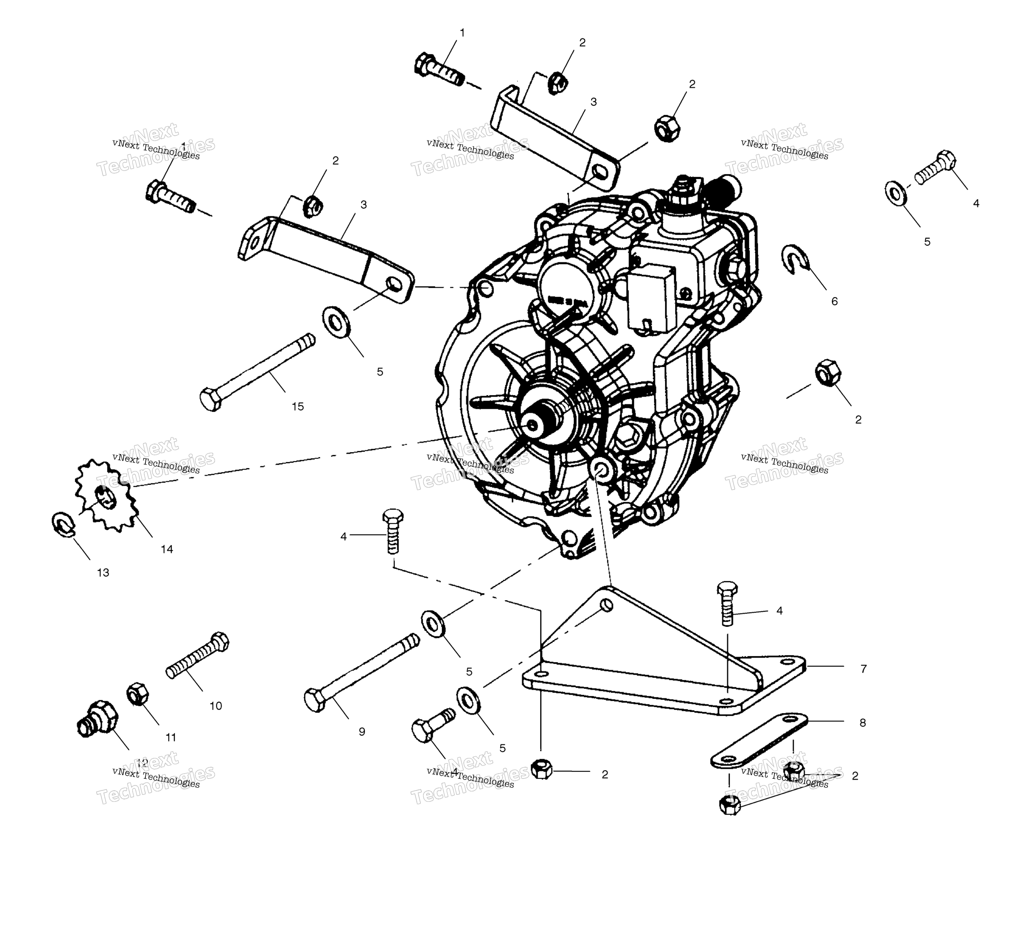 Картер редуктора Mounting