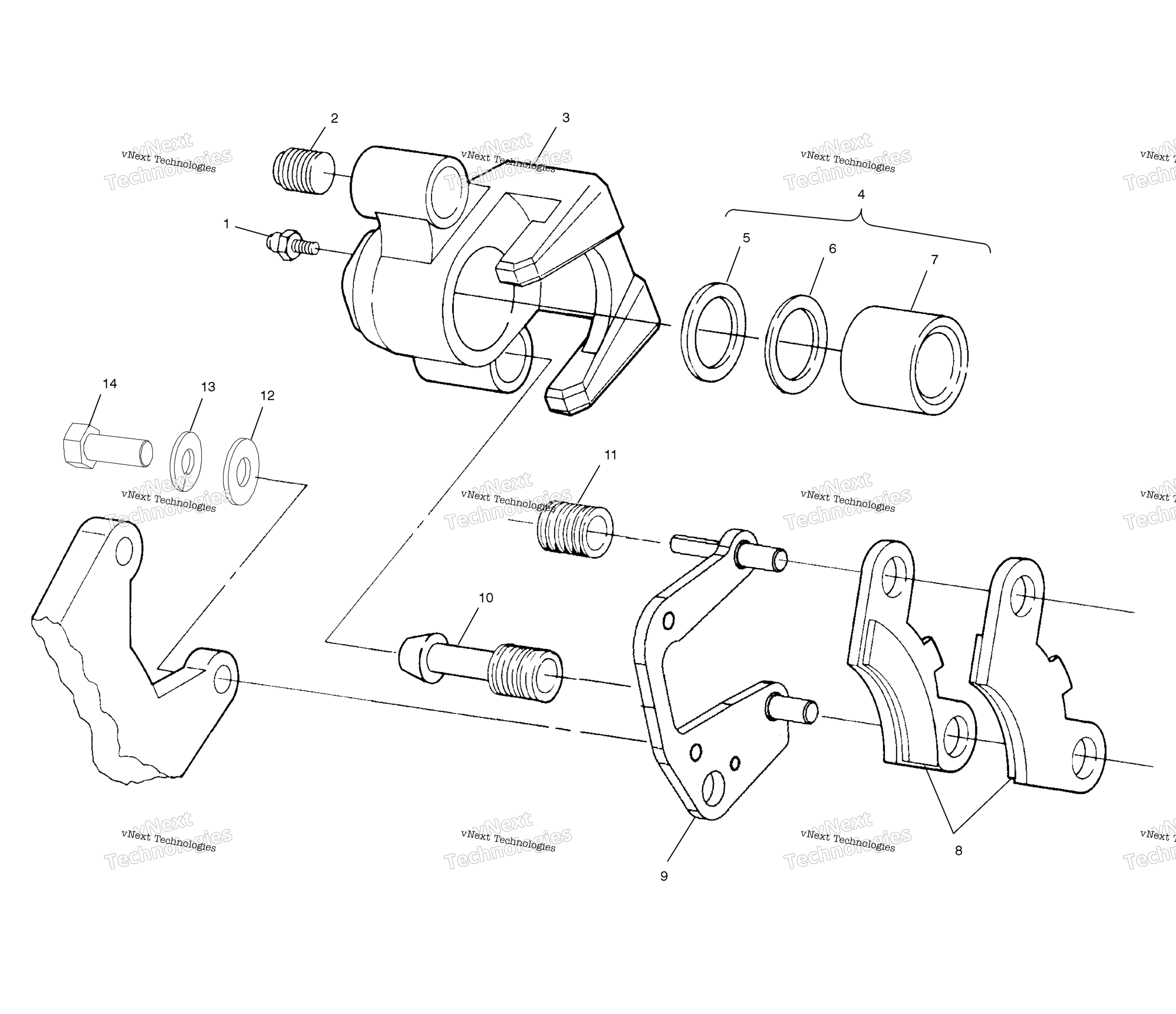 Передняя часть Brake A01aa32aa