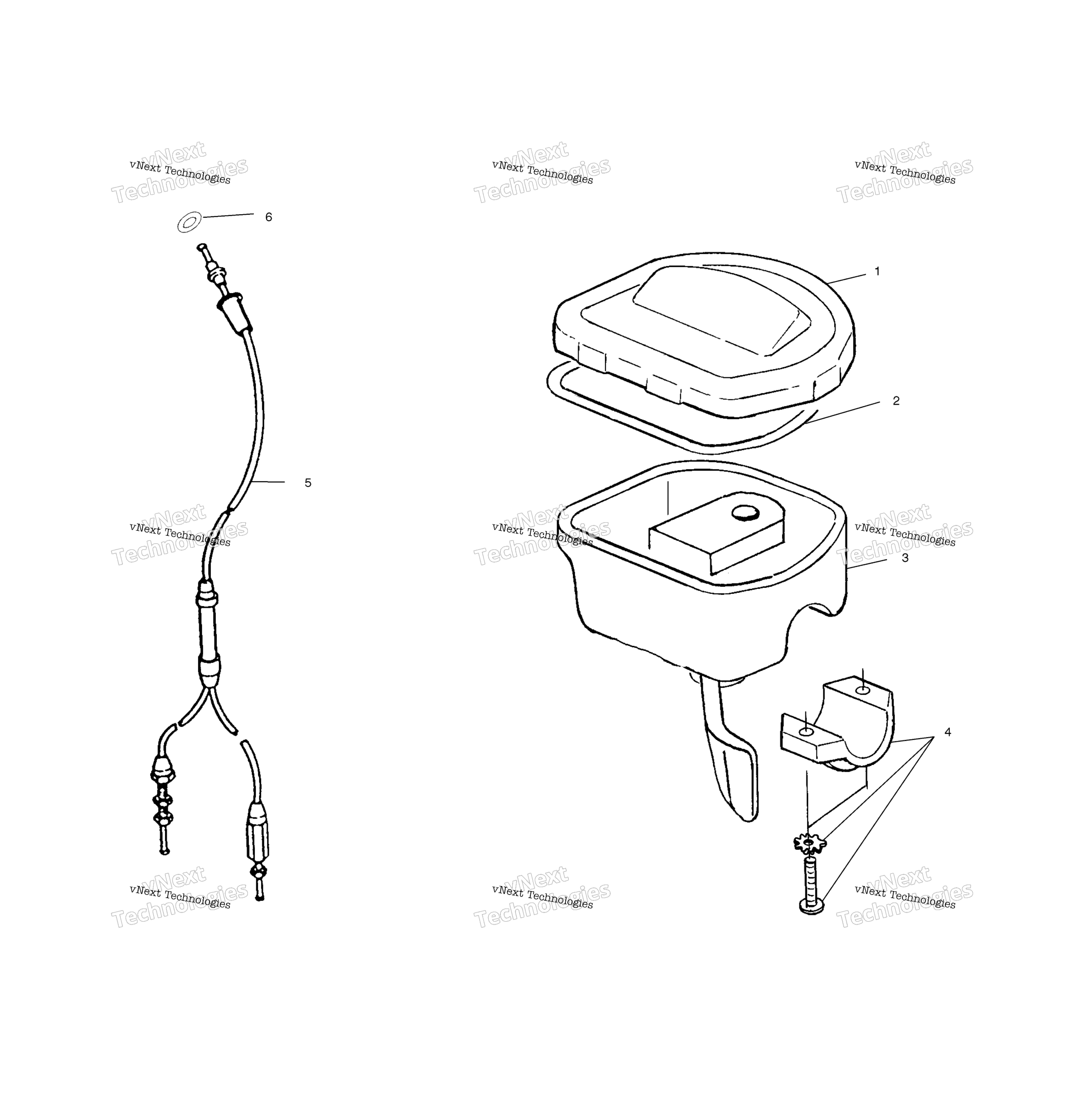 Органы управления Throttle Asm./Cable