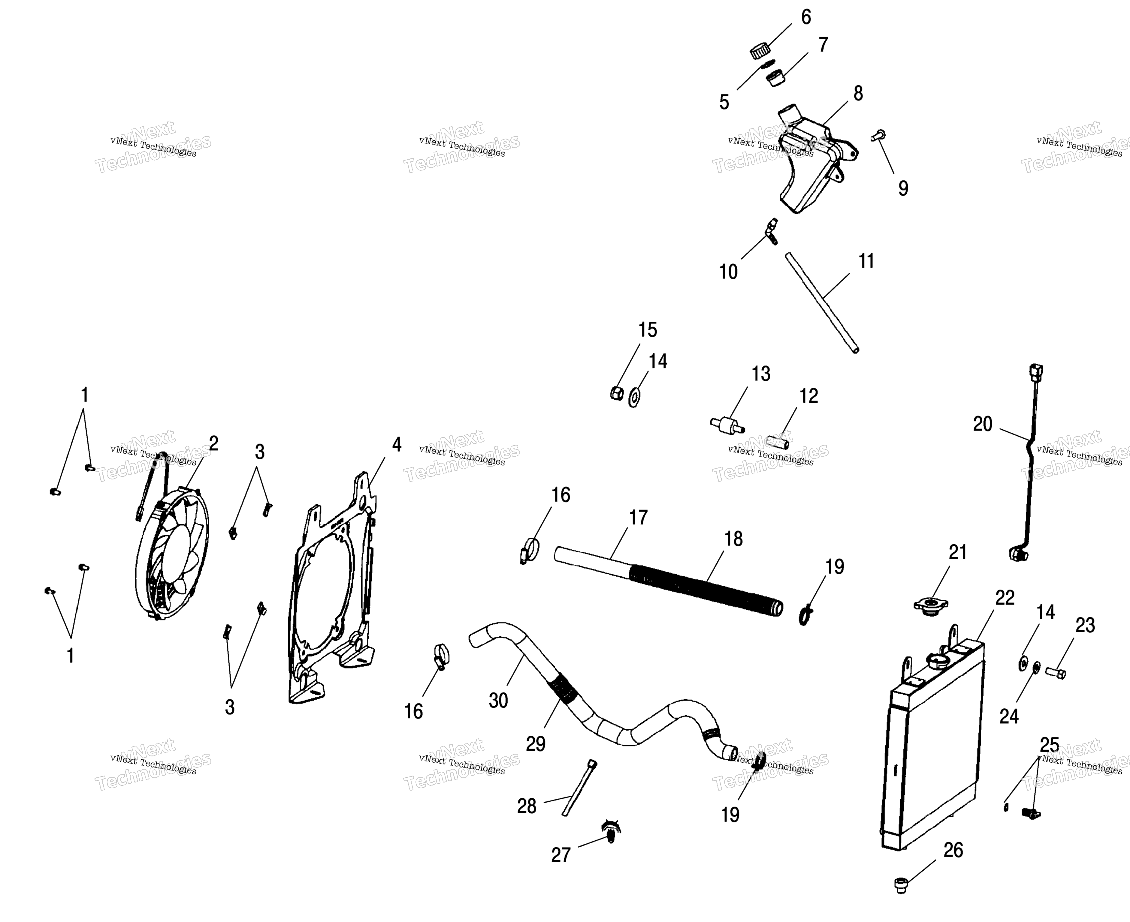 Система охлаждения System A01ba50ab
