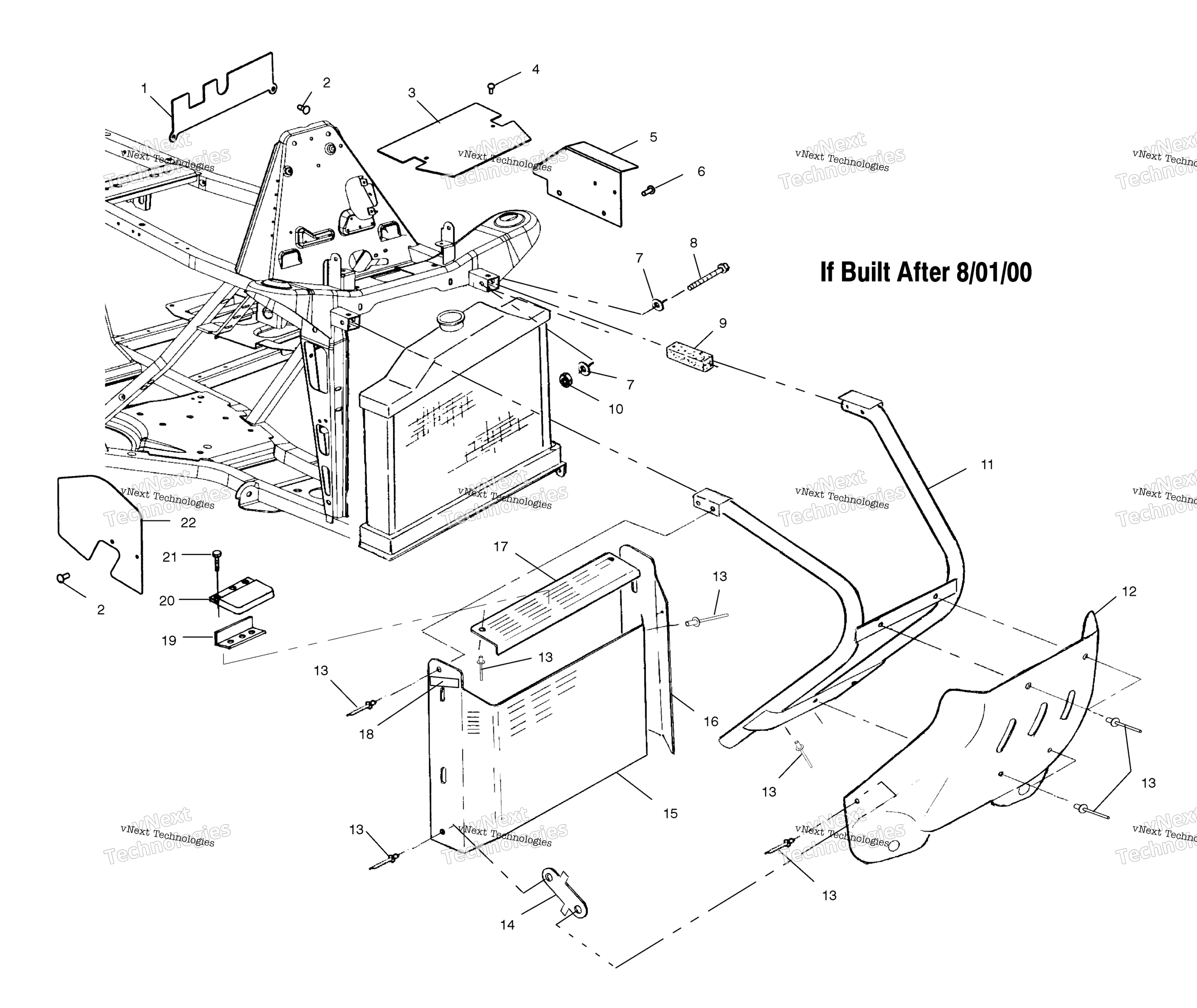 Передняя часть Bumper & Shields A01bg50aa