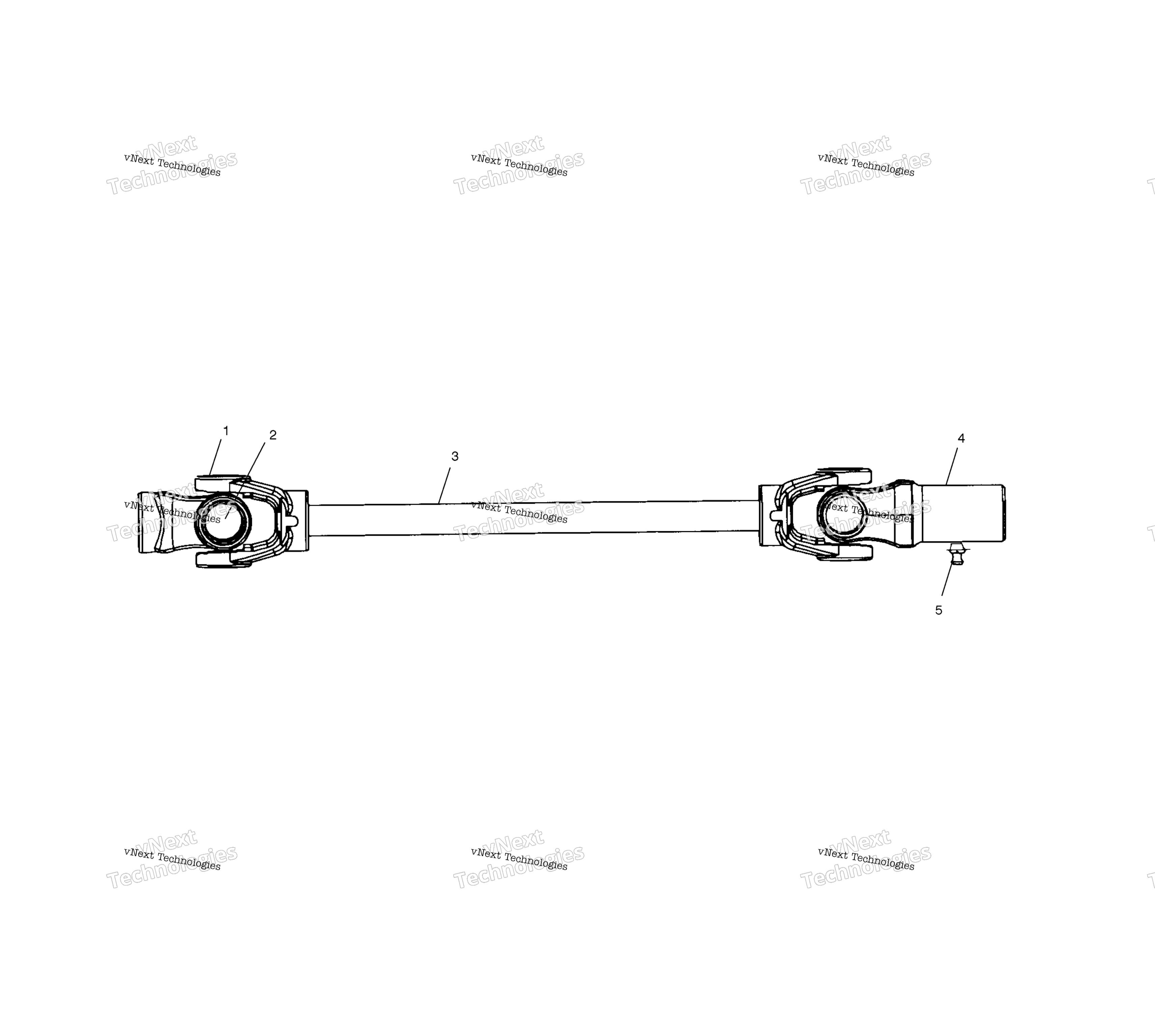 Передняя часть Prop Shaft A01cd50fb