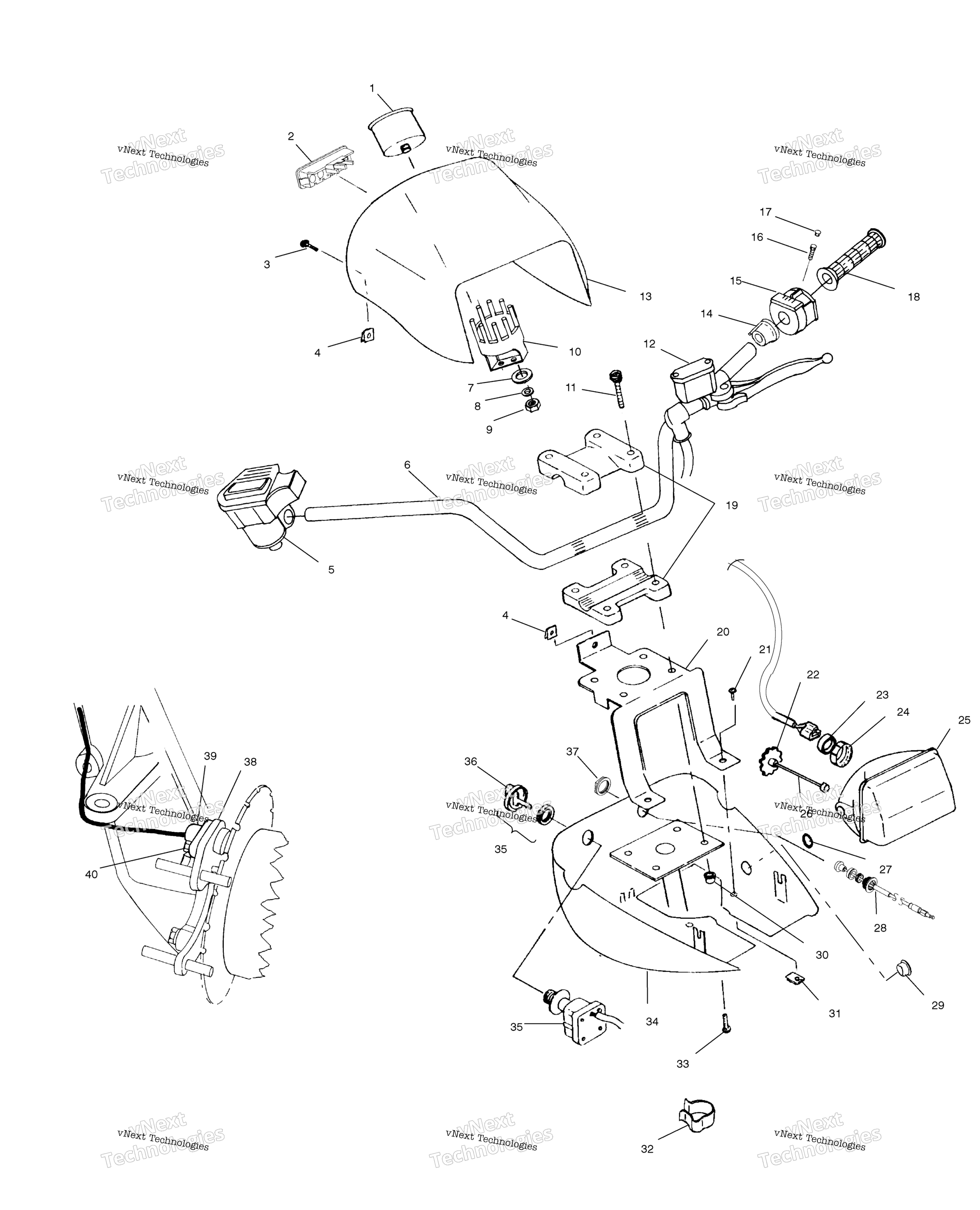 Руль & Headlight Pod A01cd50aa