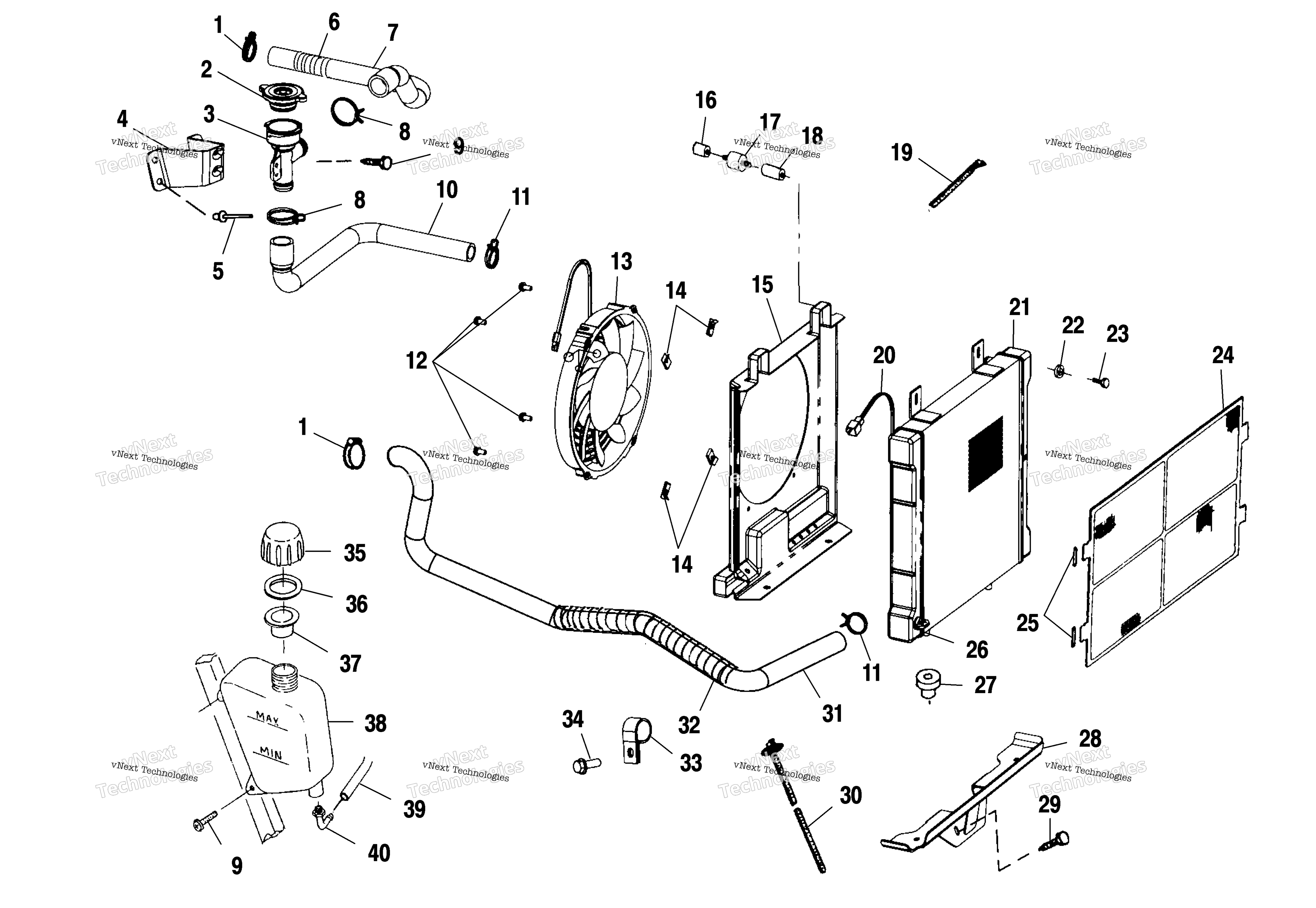 Система охлаждения System A01ch42aa