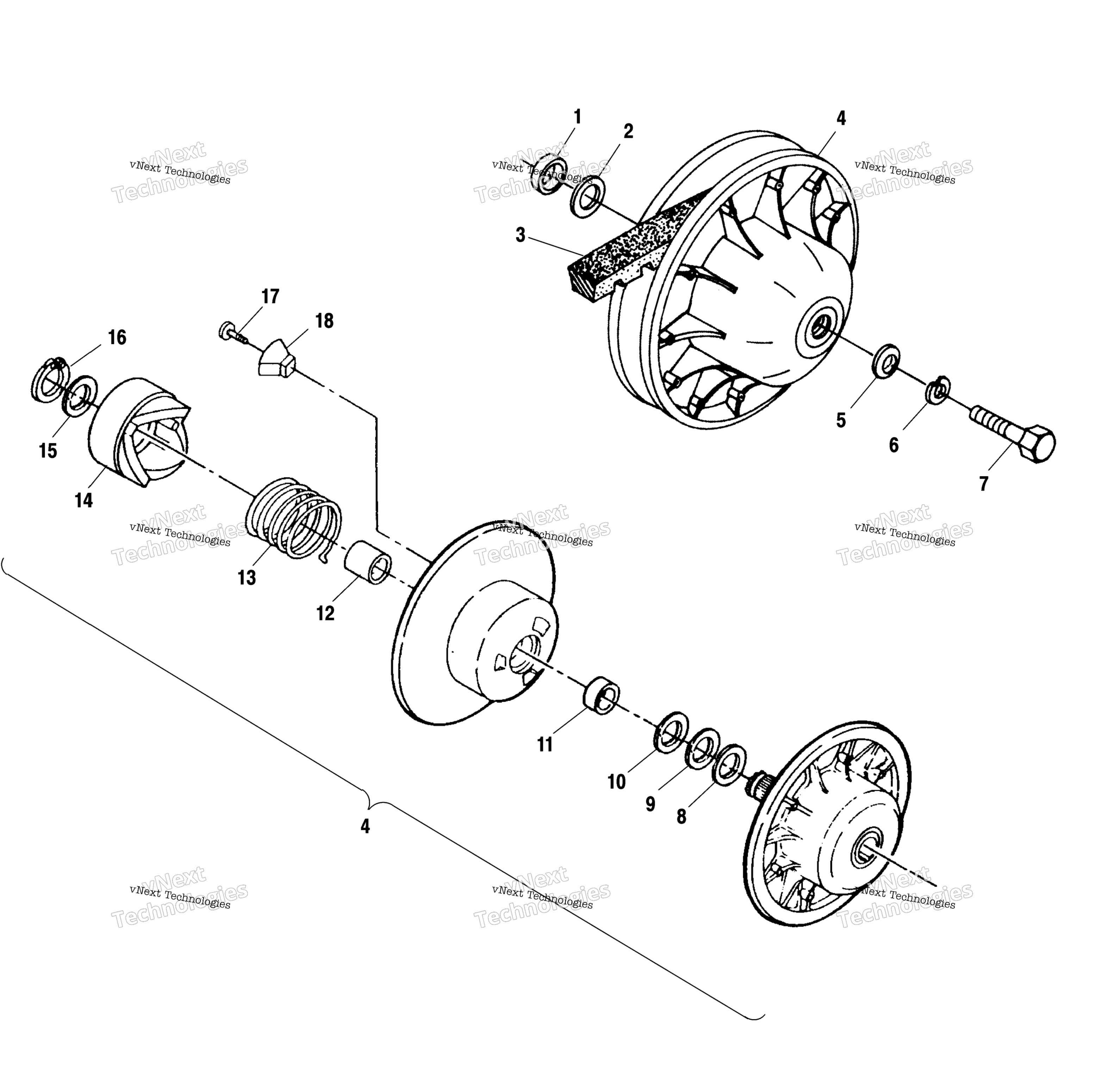 Ведомый Clutch A01ch42aa