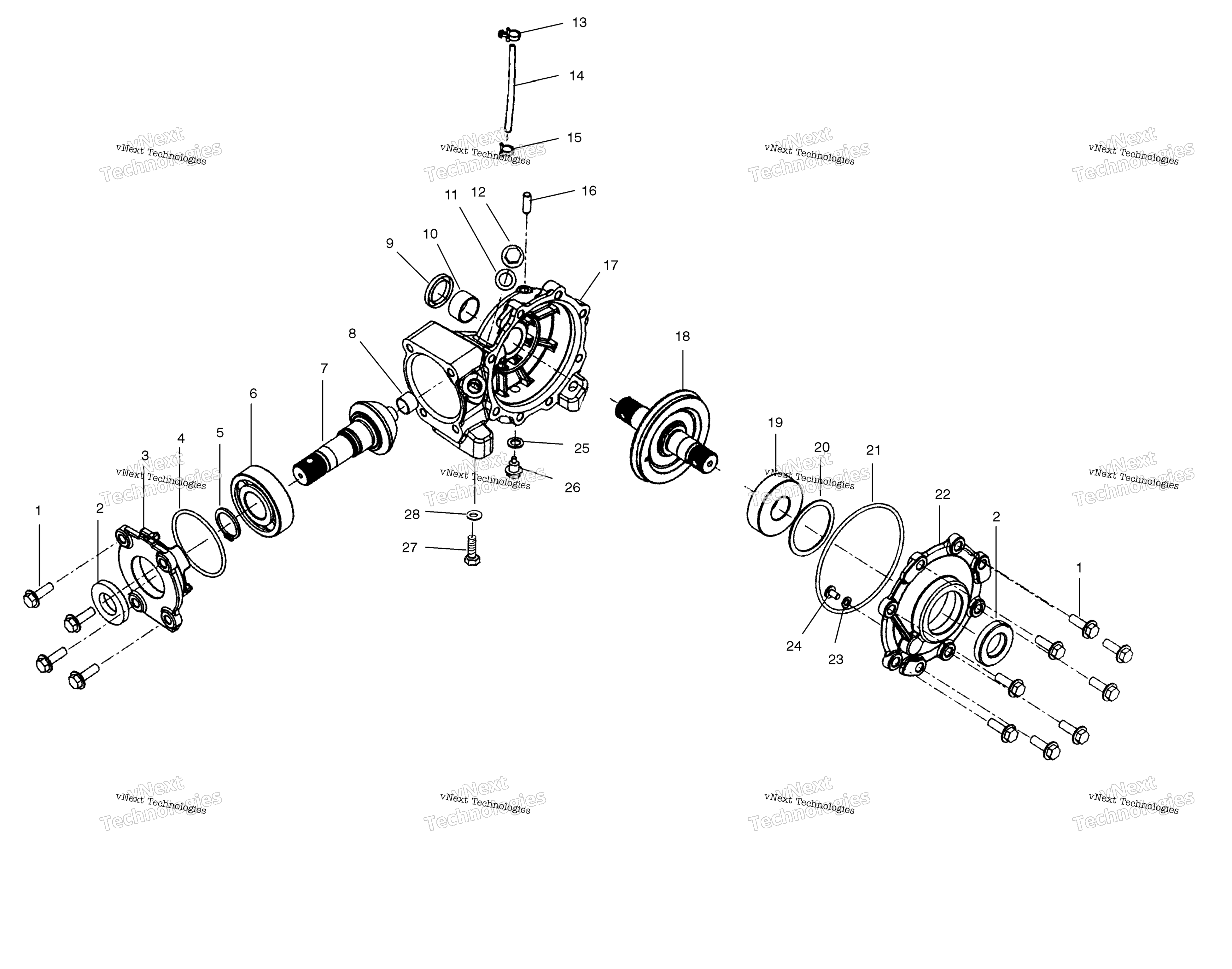 Передняя часть Housing A01ch50aa