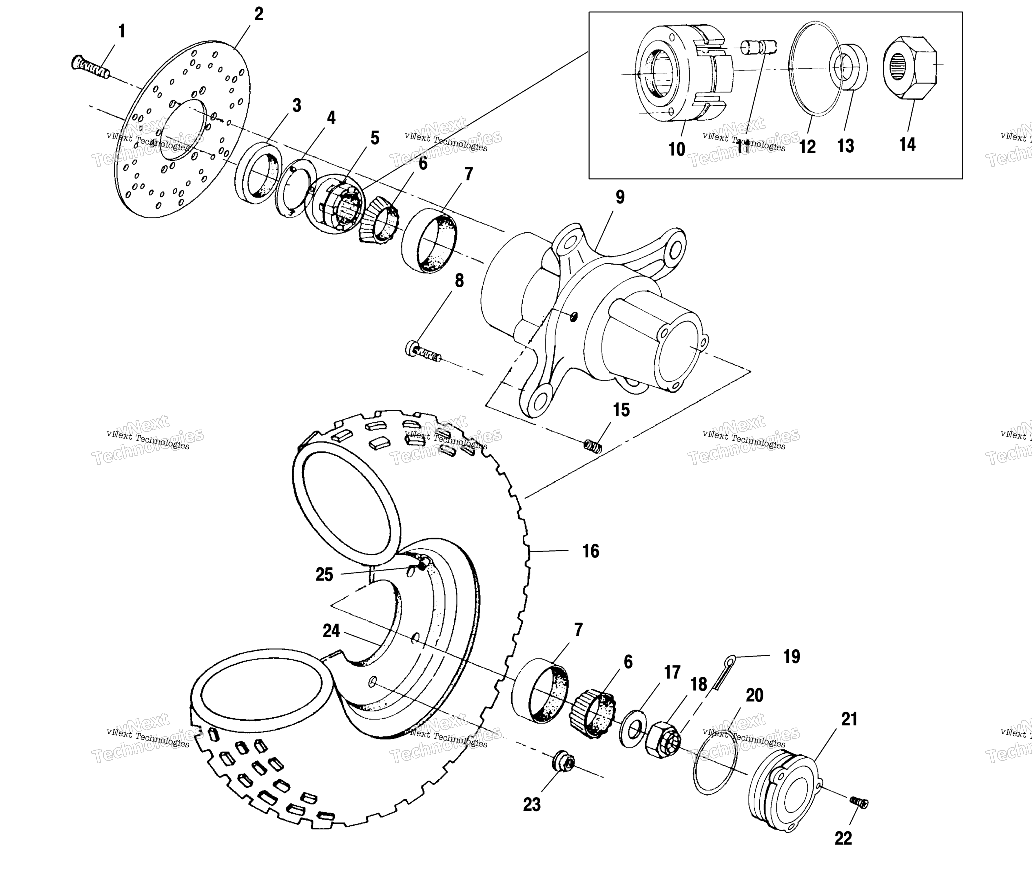 Передняя часть Wheel A01ch50aa