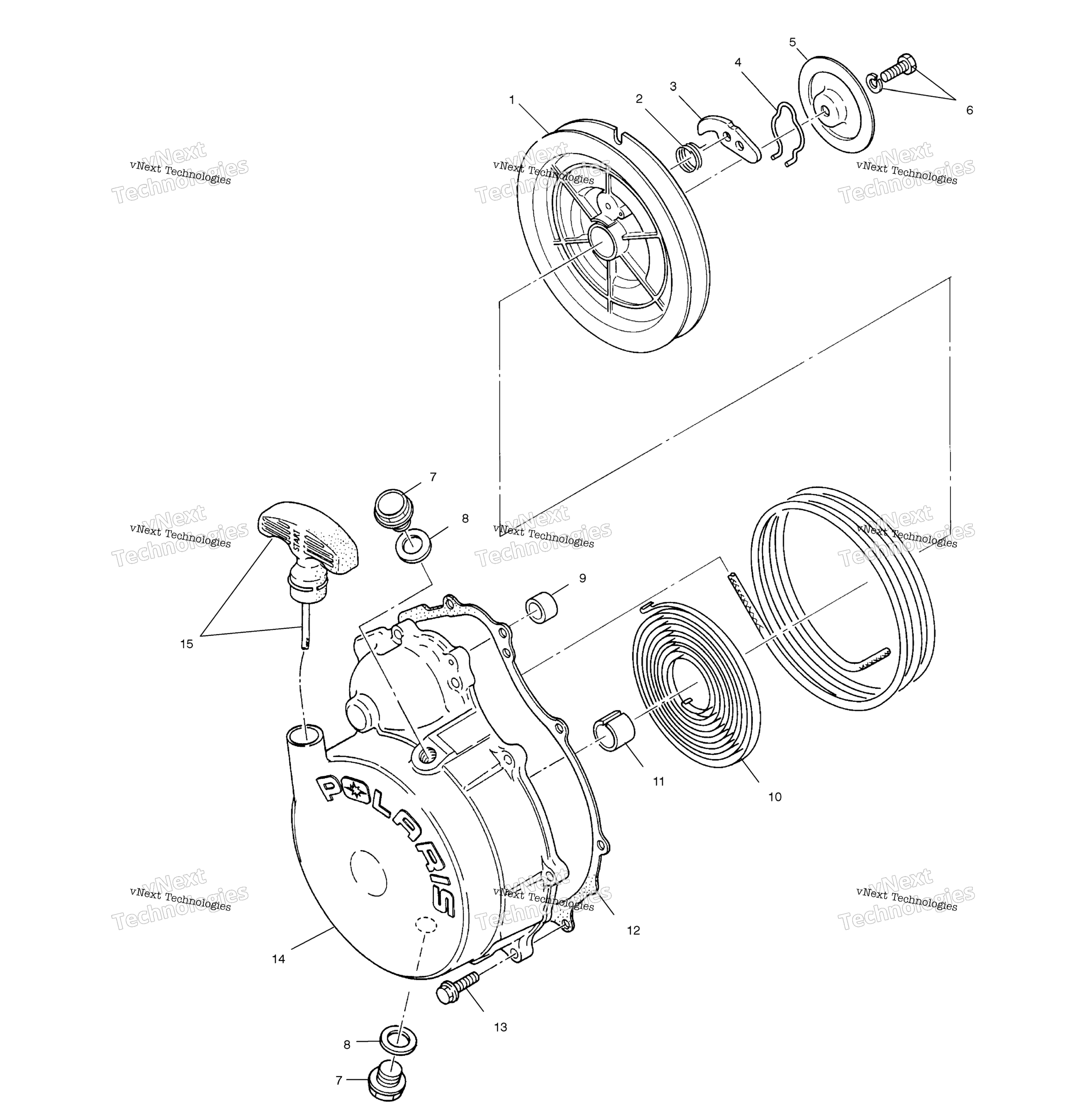 Ручной стартер Starter A01ch50eb