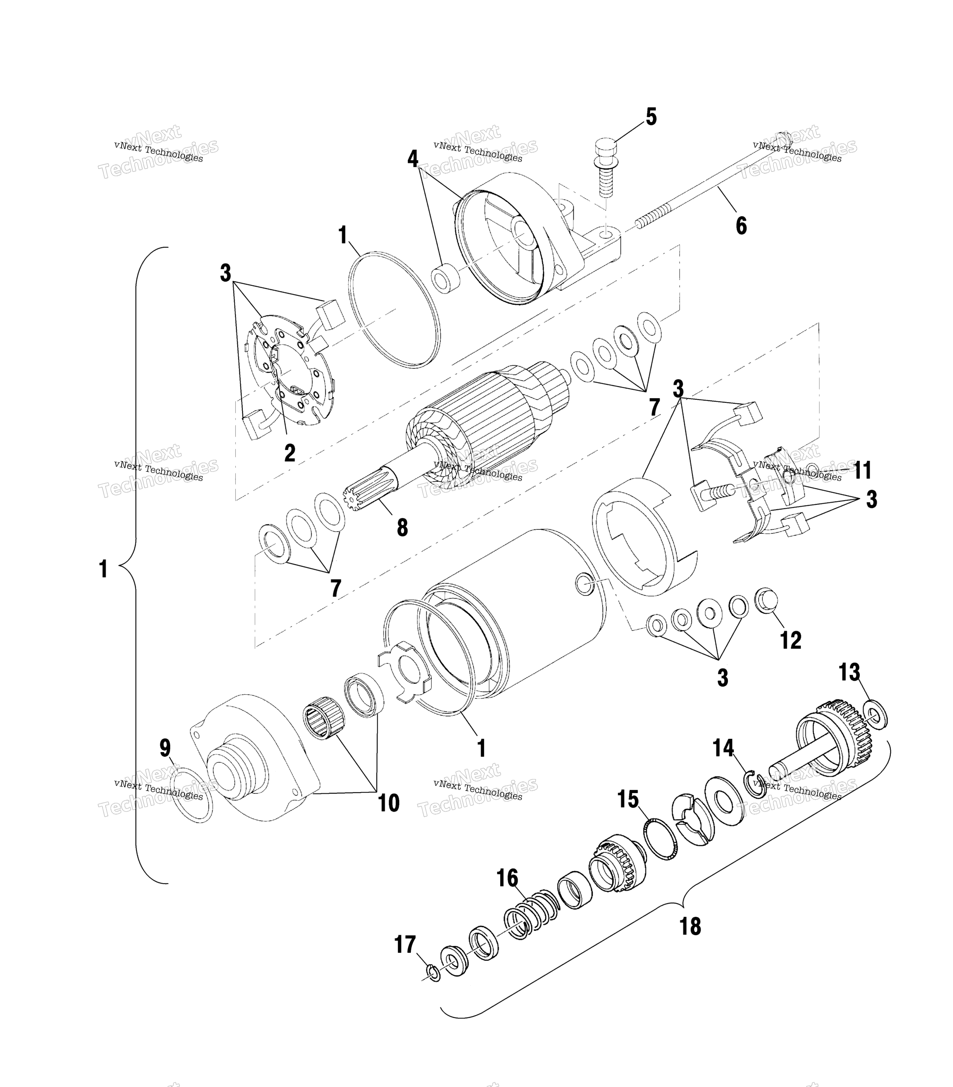 Пусковая система Motor A01ck42aa
