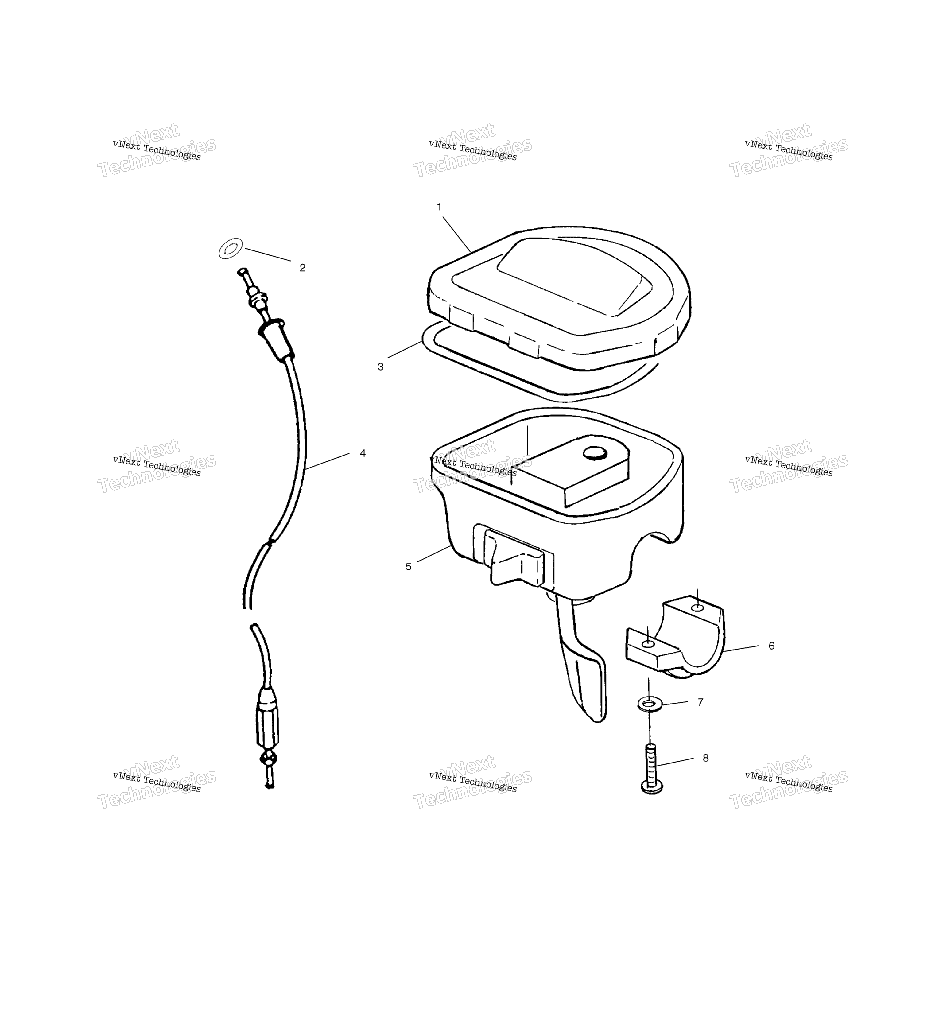 Органы управления Throttle Asm./Cable A01ck42aa