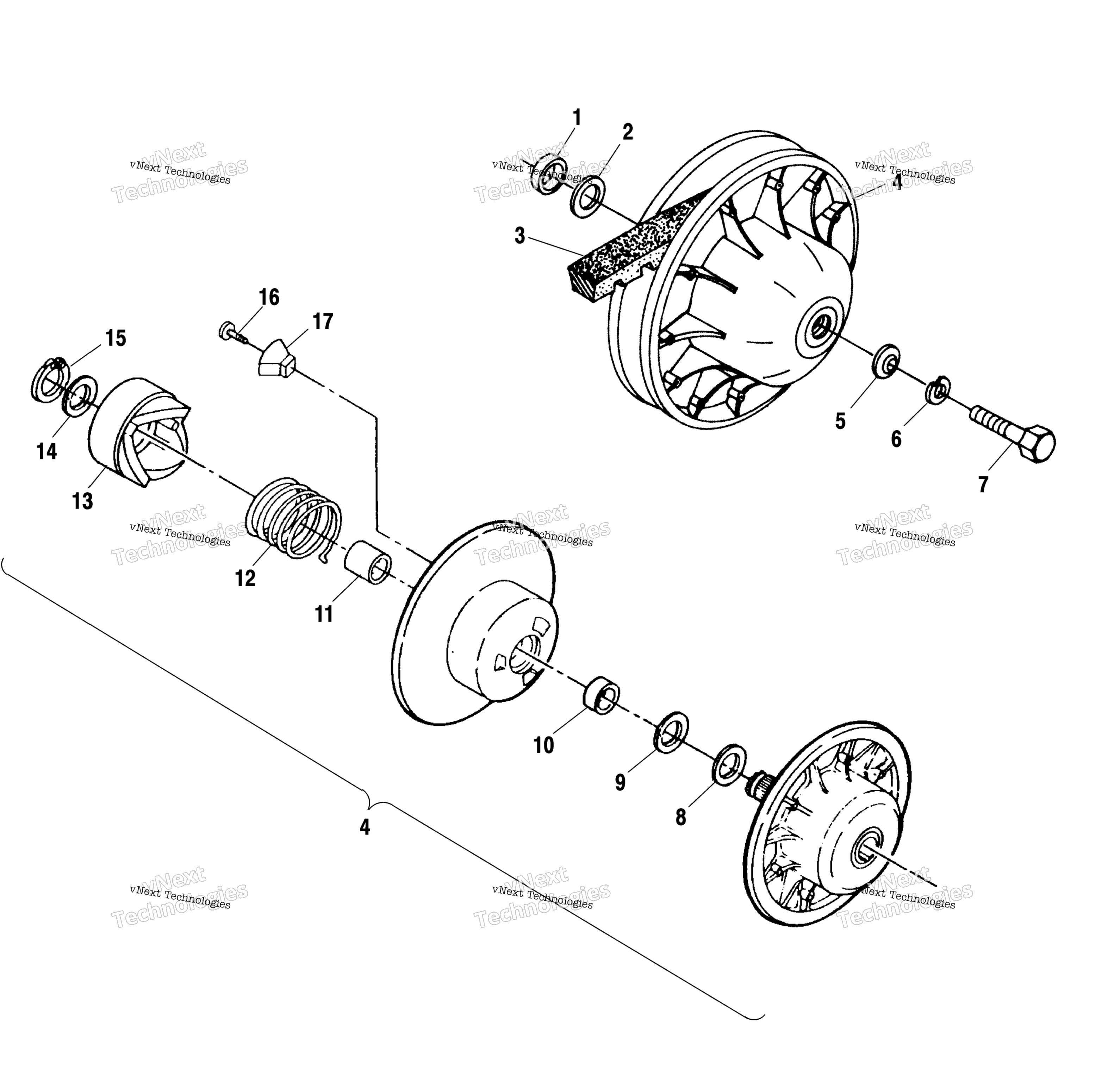 Ведомый Clutch A01cl50aa