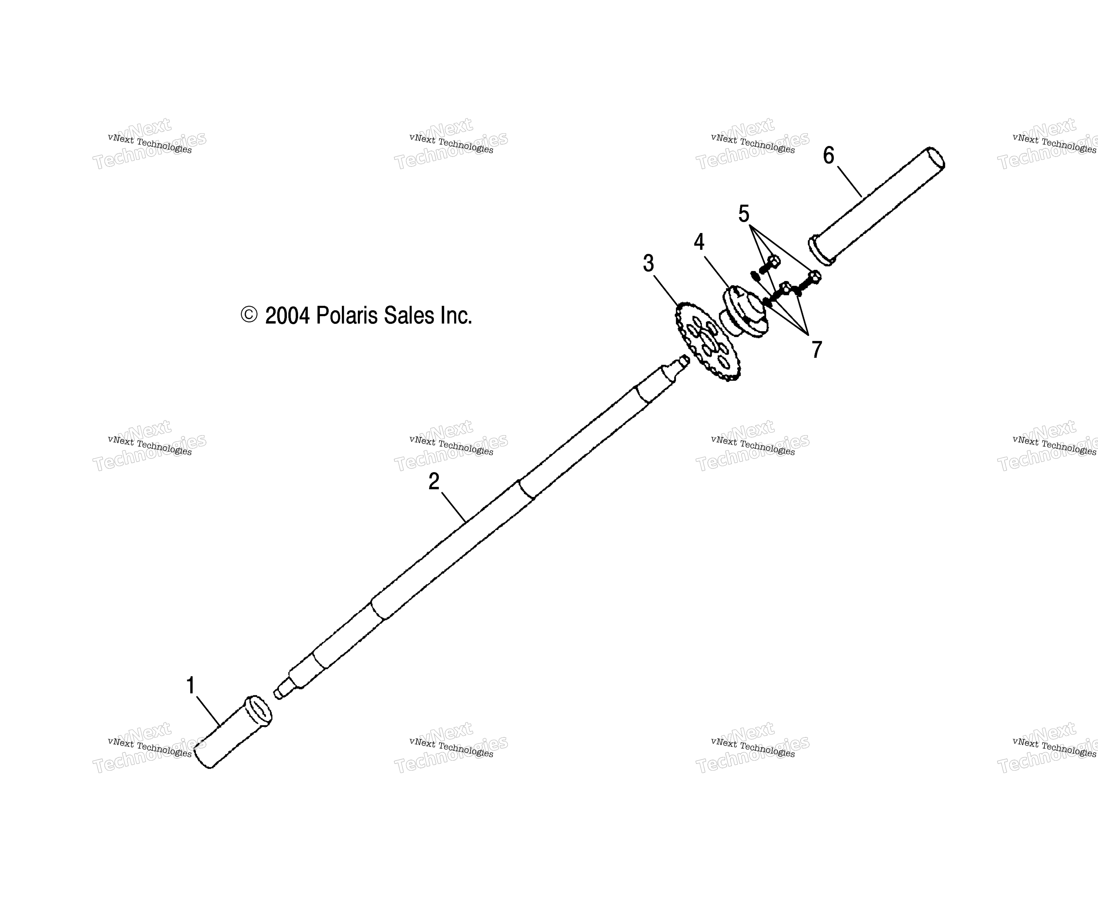 Задняя часть Wheel Axle