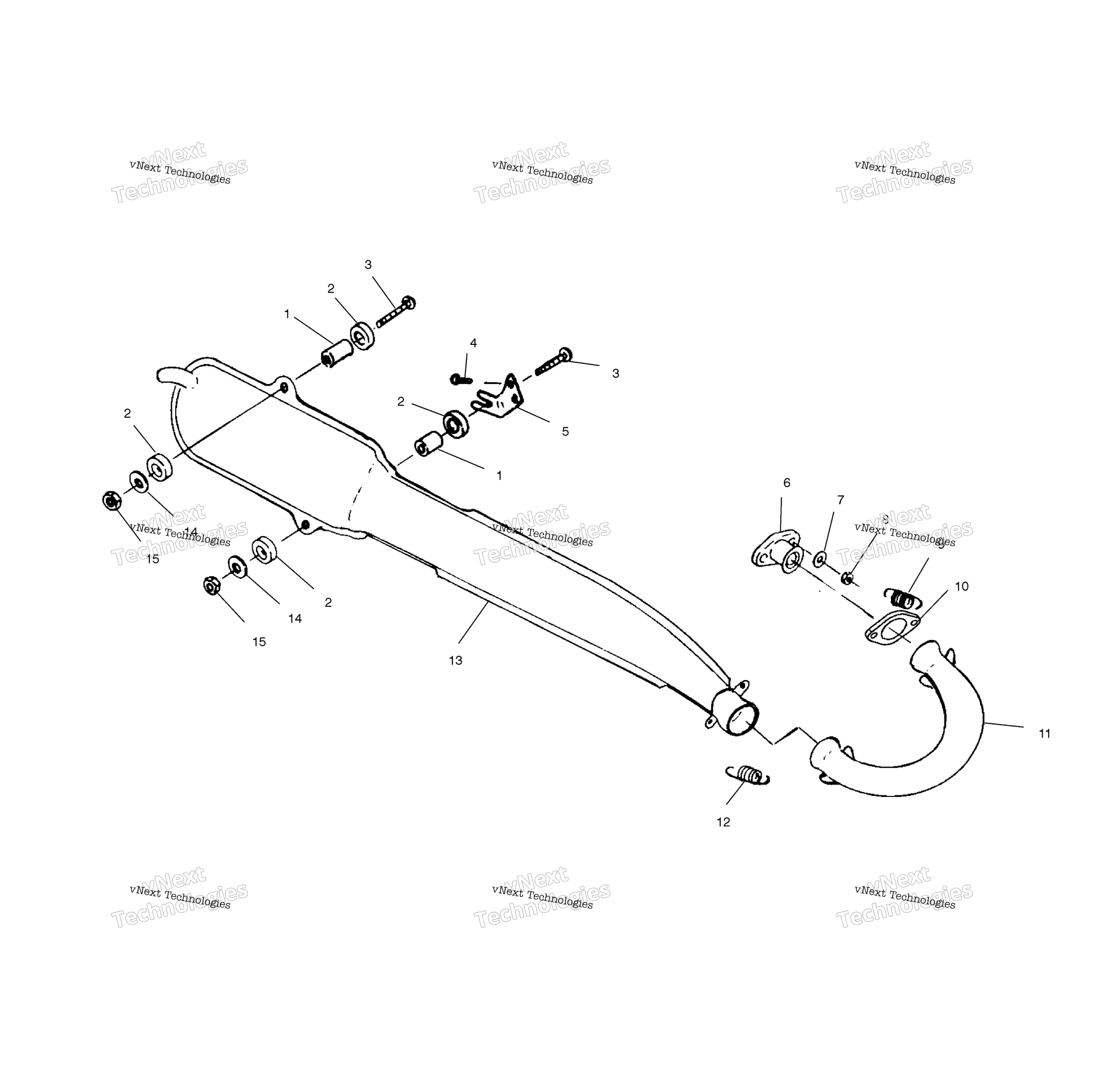 Выхлопная система System A02ba25ca/Cb/Cd