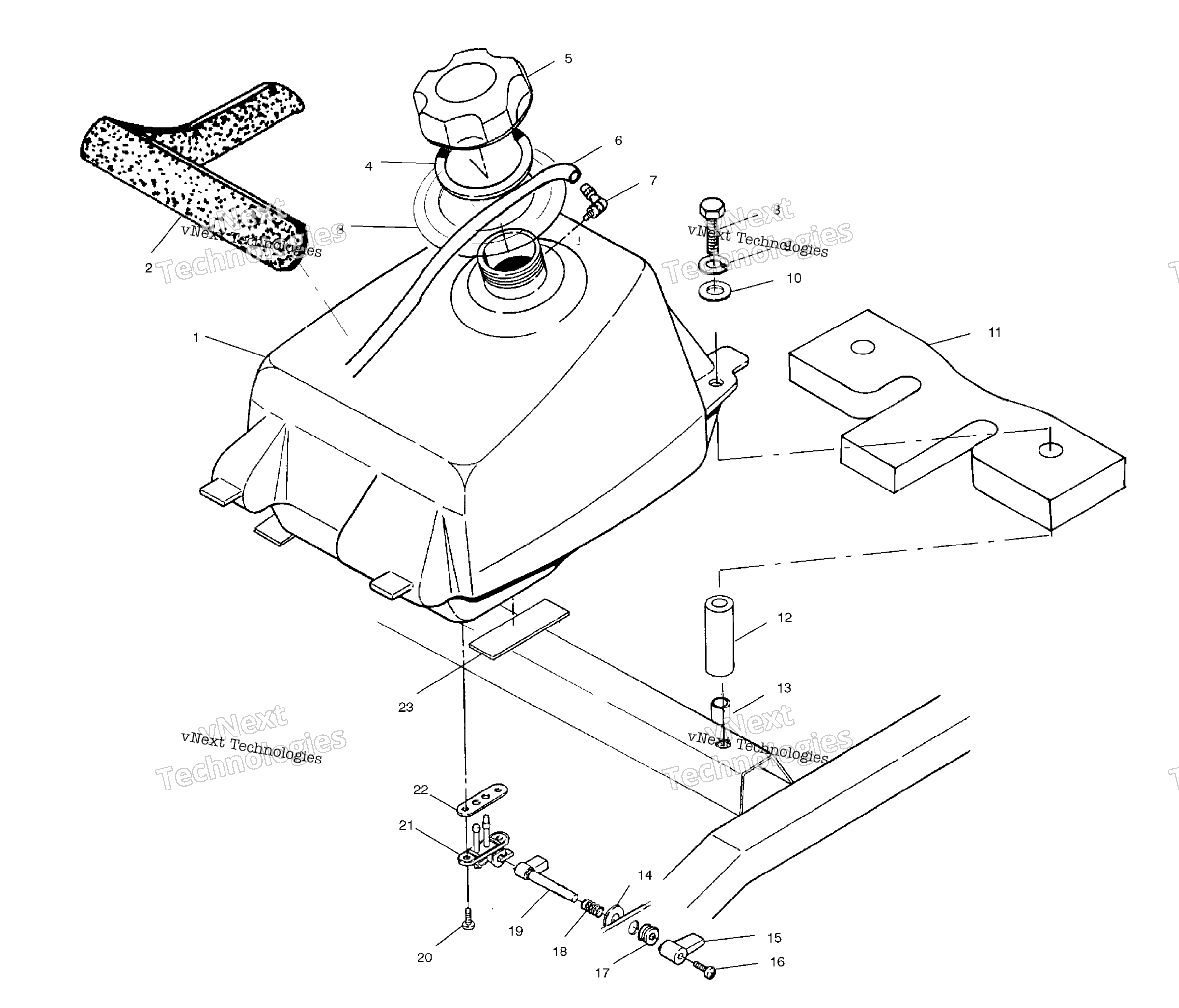 Топливная система Tank /Ab