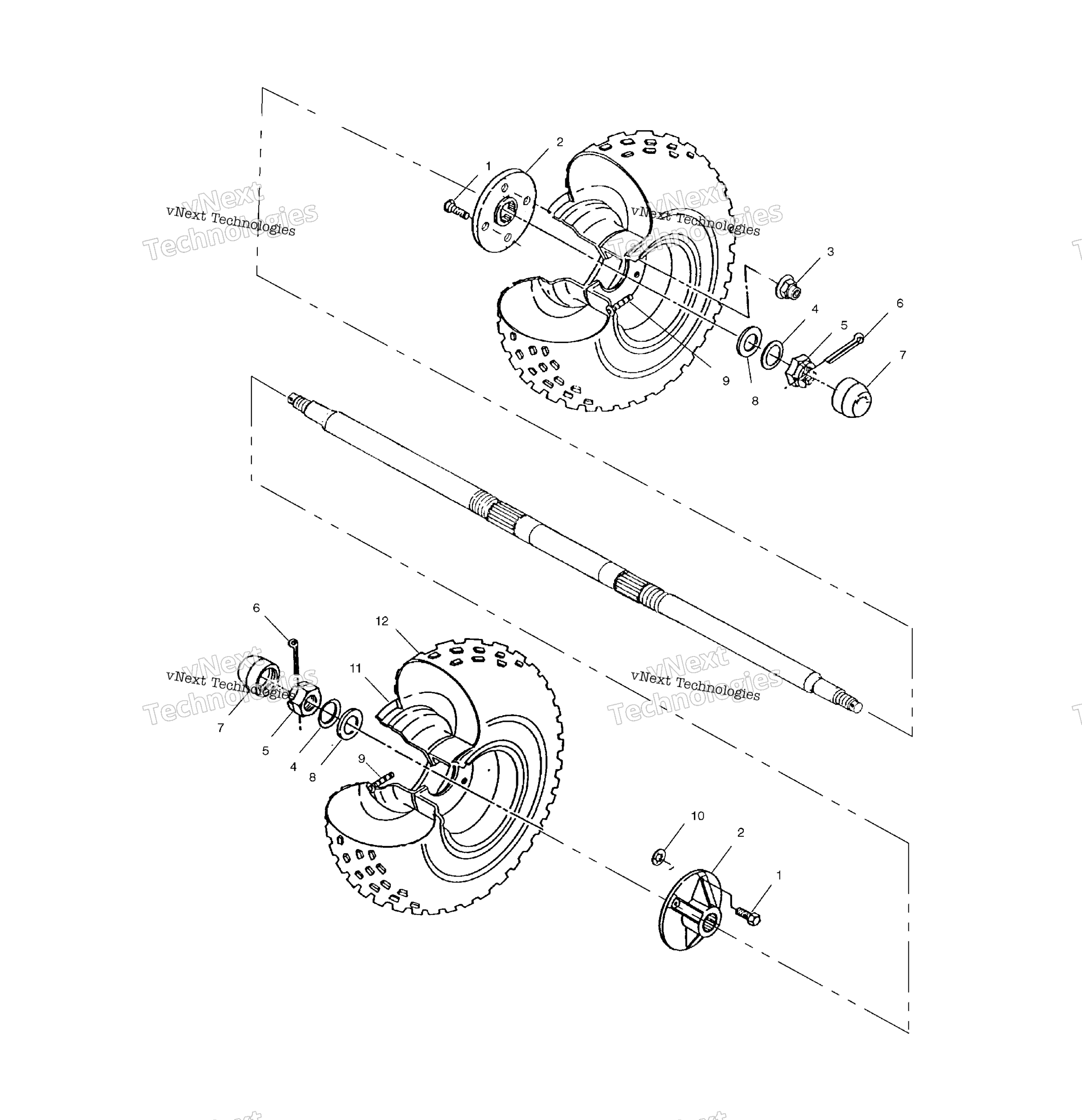 Задняя часть Wheel /Ab