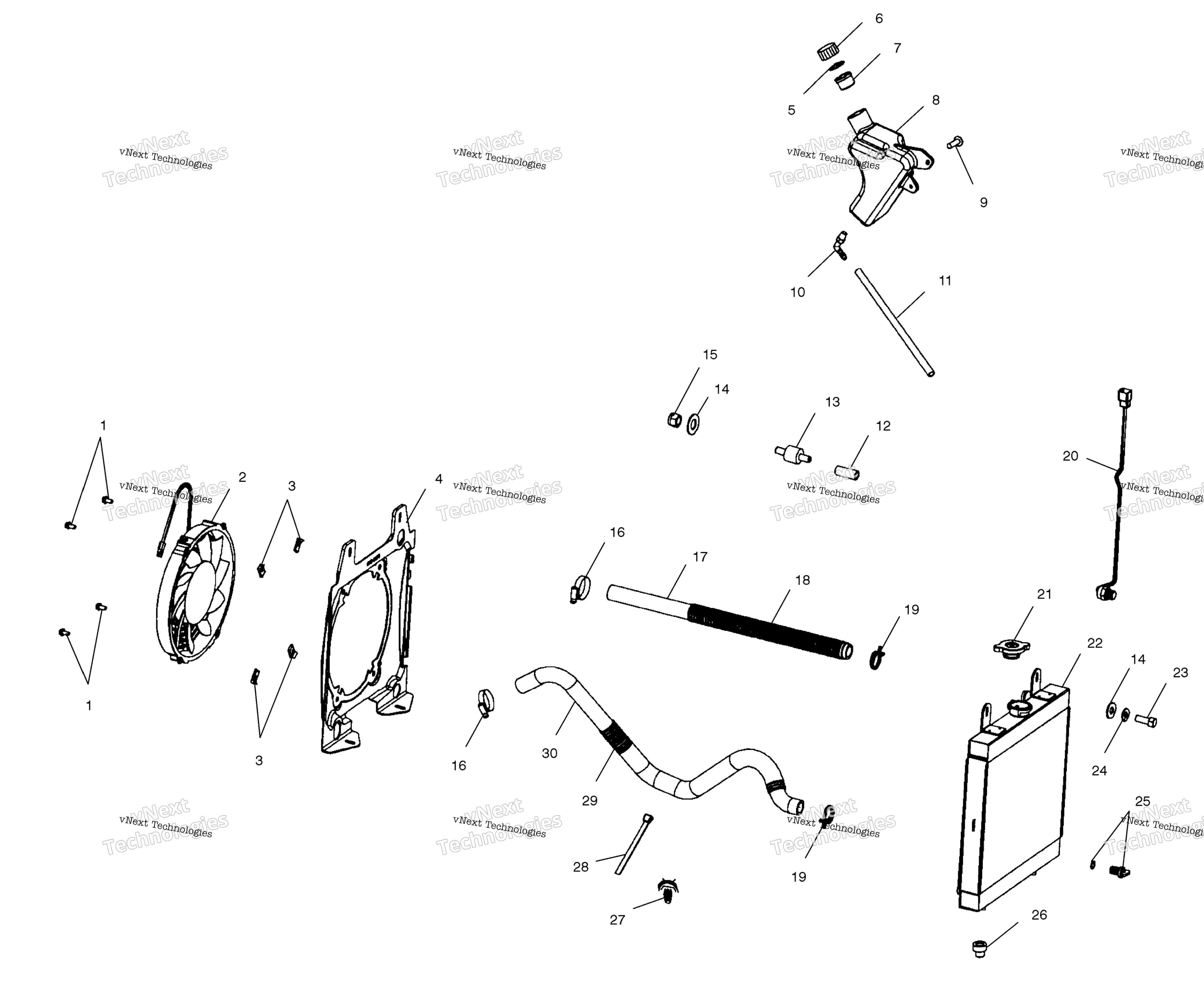Система охлаждения System A02ba50aa/Ab
