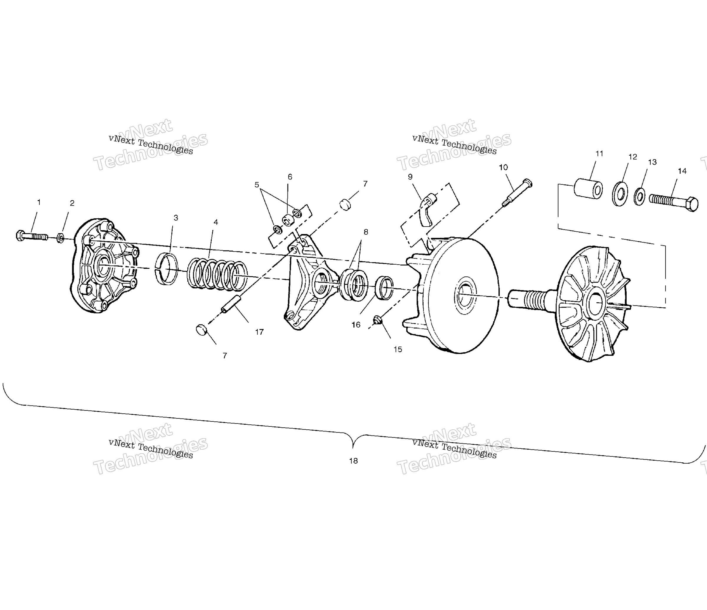 Привод Clutch A02ba50aa/Ab