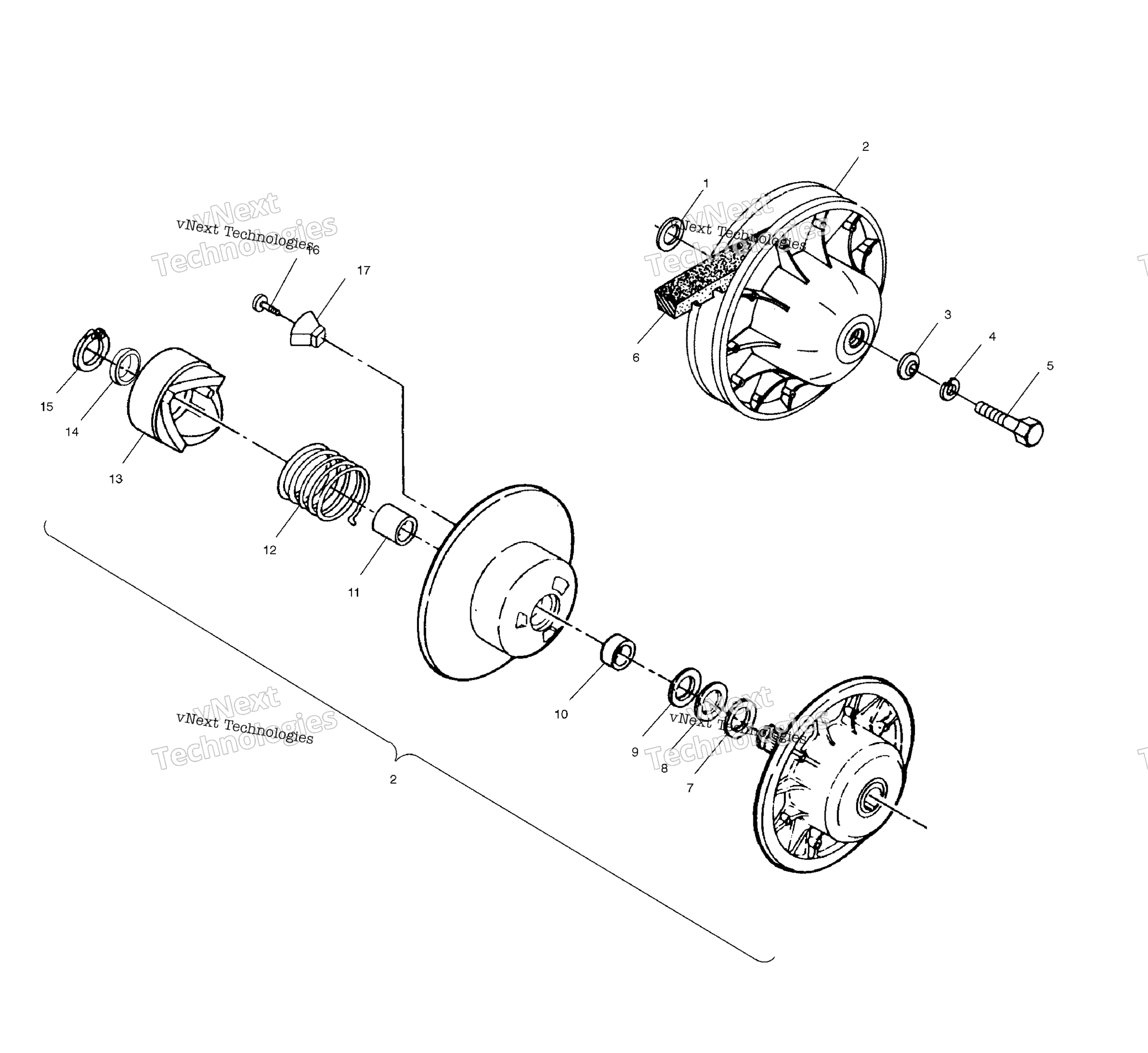Ведомый Clutch A02ba50aa/Ab