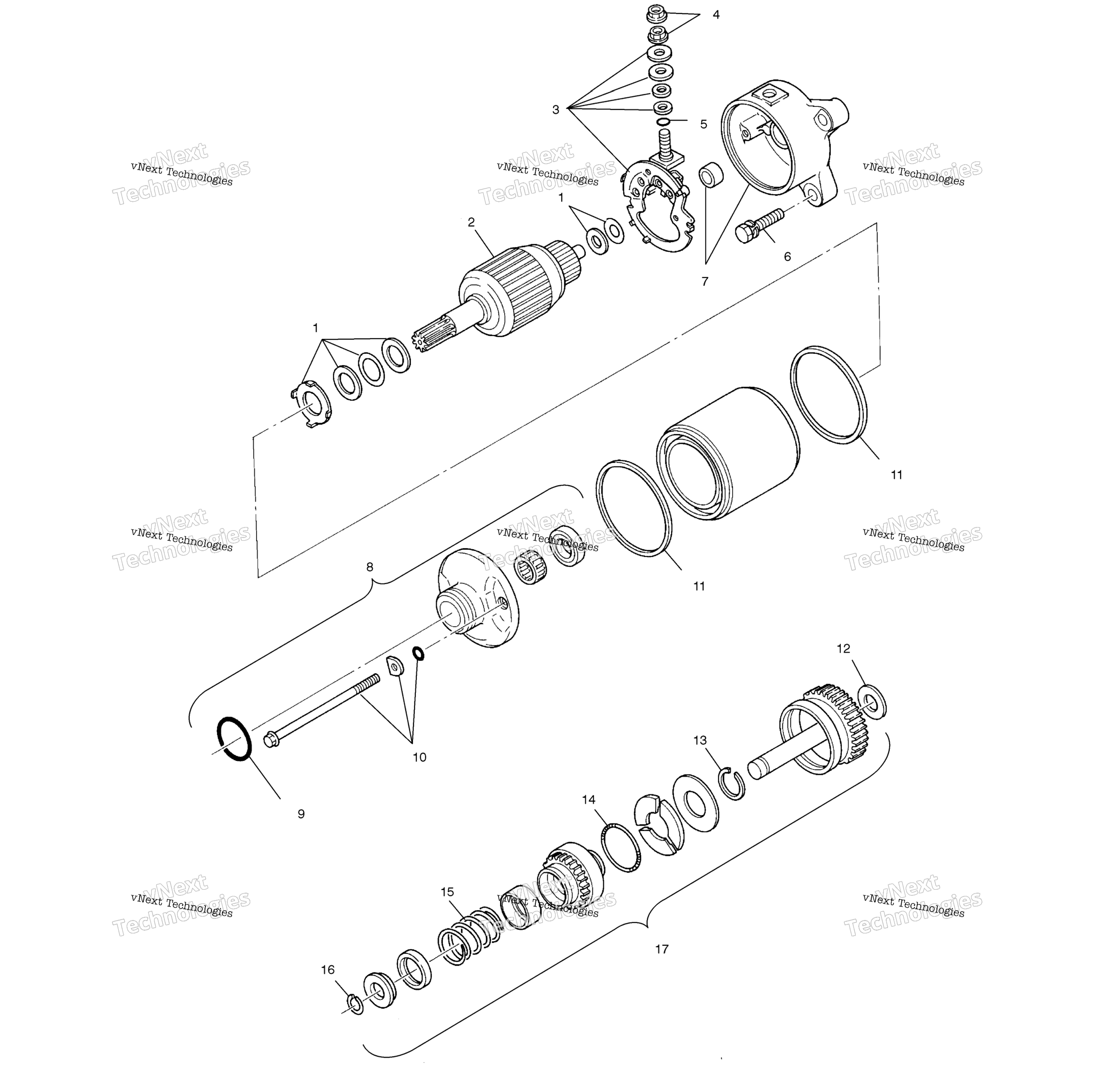 Пусковая система Motor A02cb32aa/Ab/Fc
