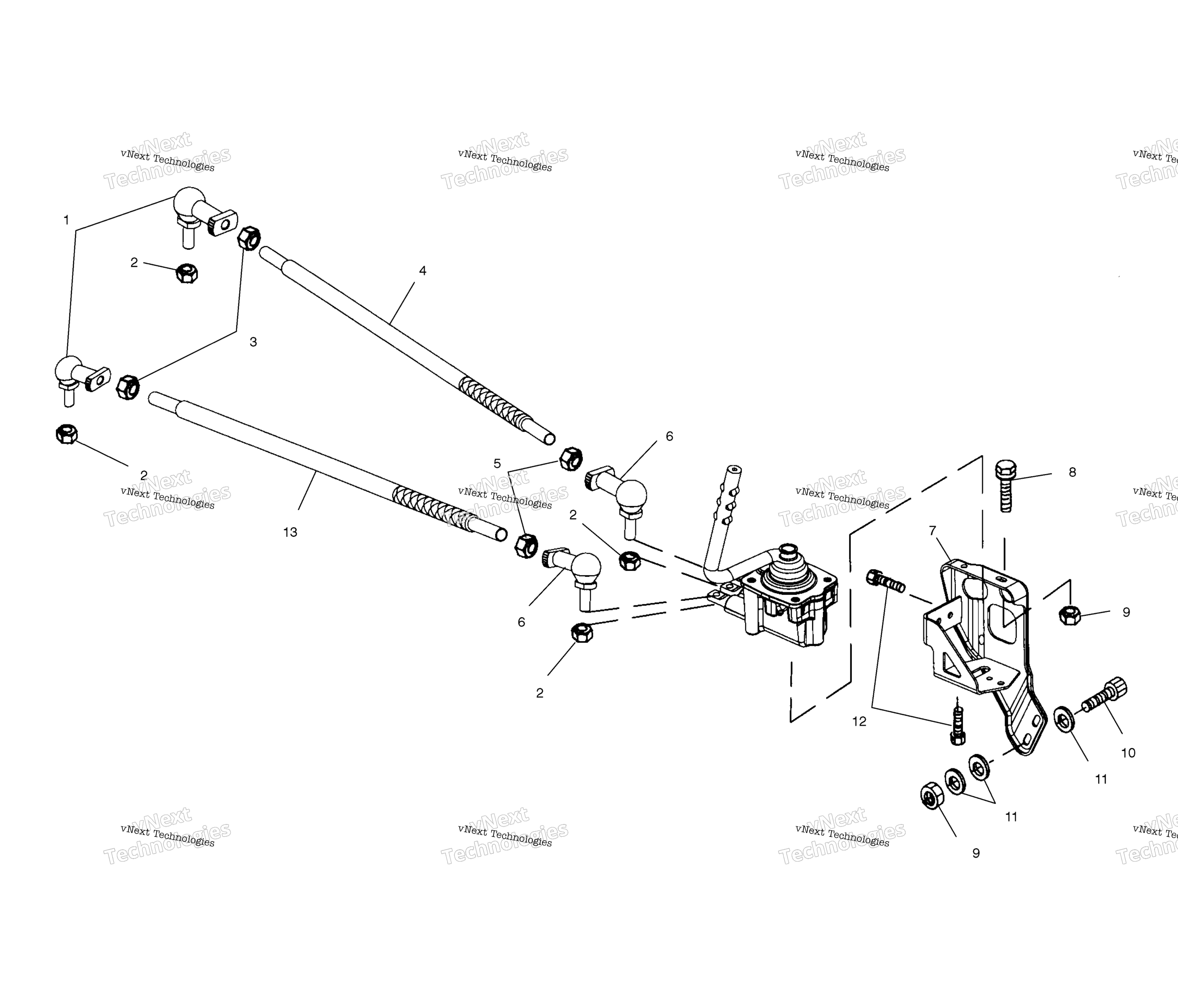 Передача Selector Mounting