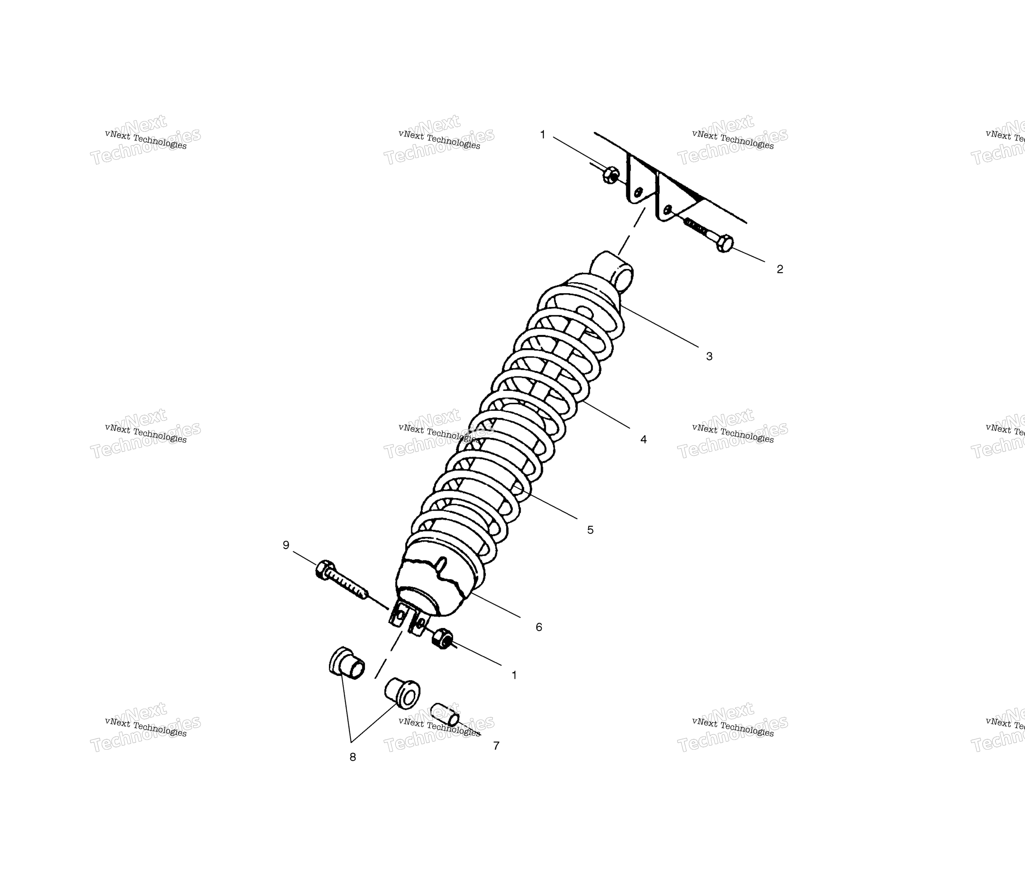 Амортизатор Mounting /Ab/Ac/Fb
