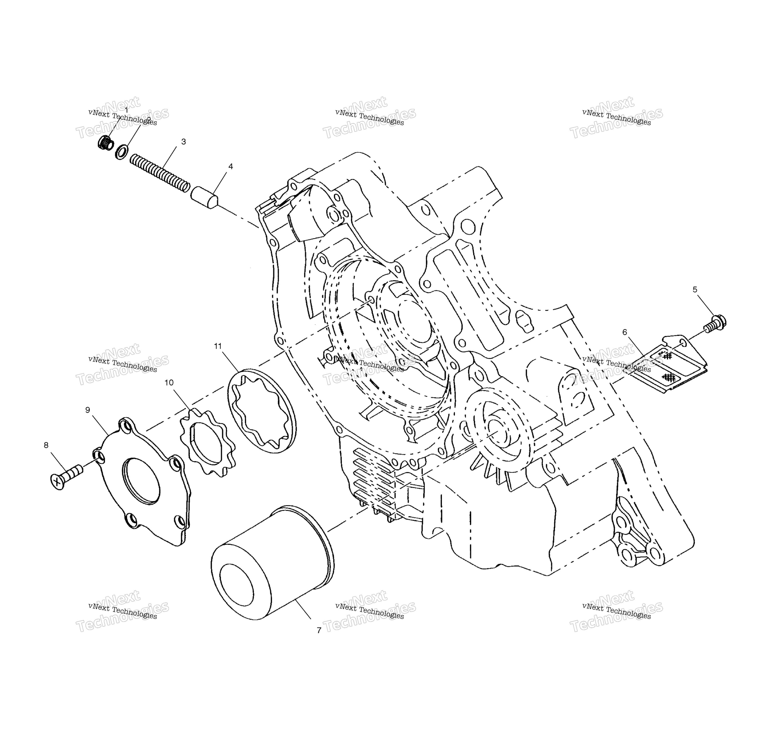 Масляный насос & Oil Filter A02cd32aa/Ab/Ac/Fb