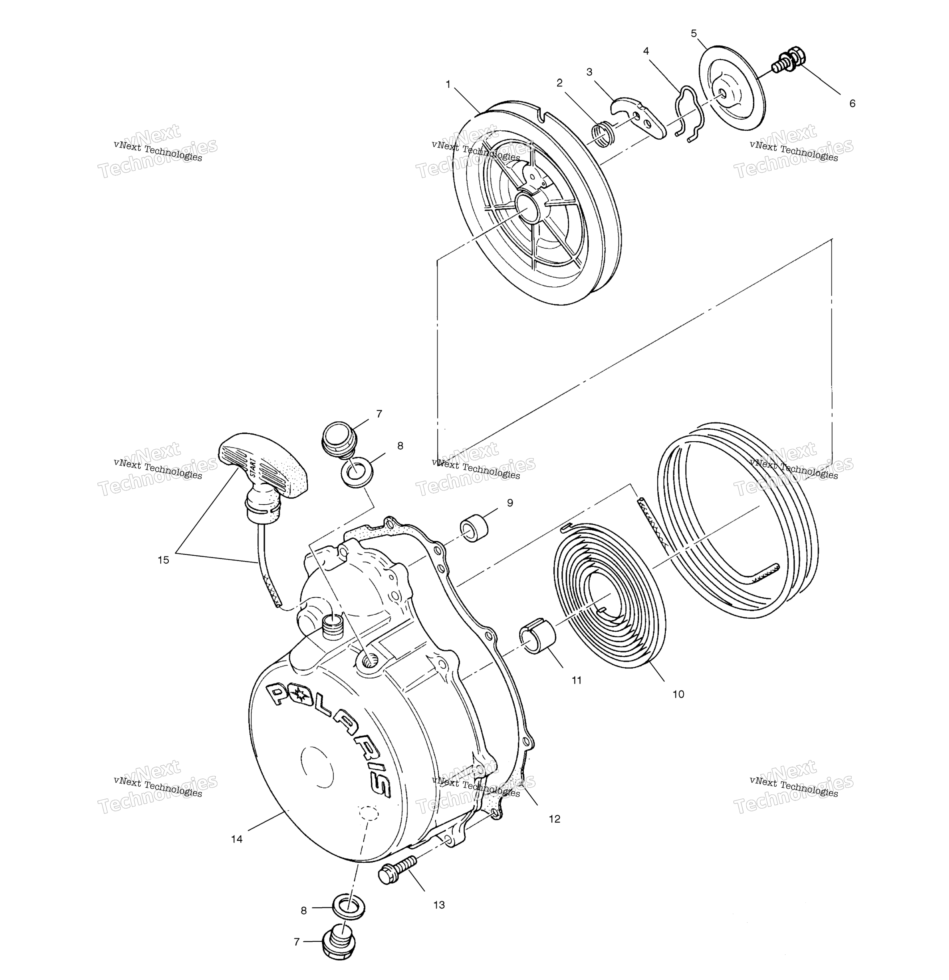 Ручной стартер Starter A02cd32aa/Ab/Ac/Fb