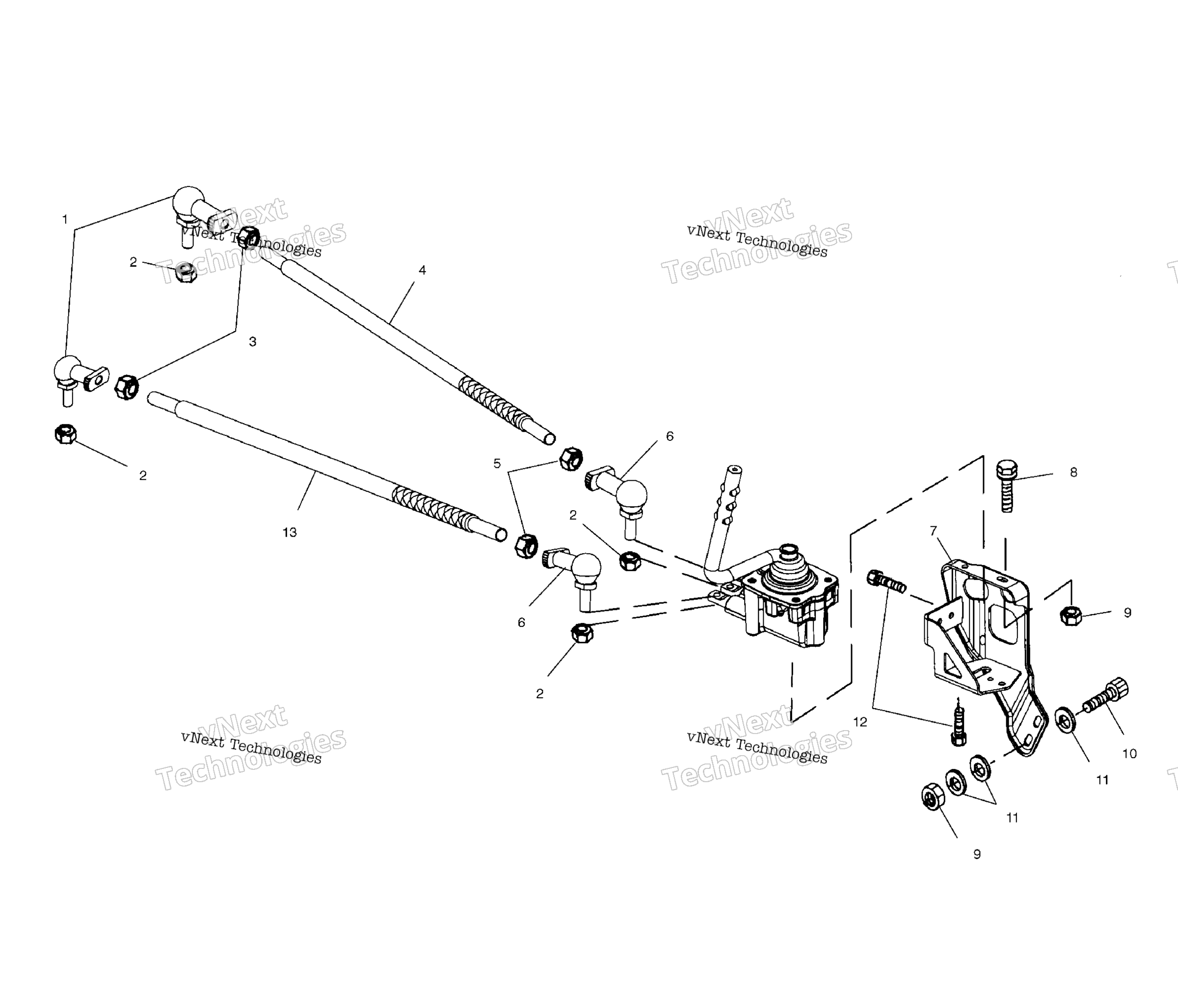 Картер редуктора Selector Mounting /Ab/Fb