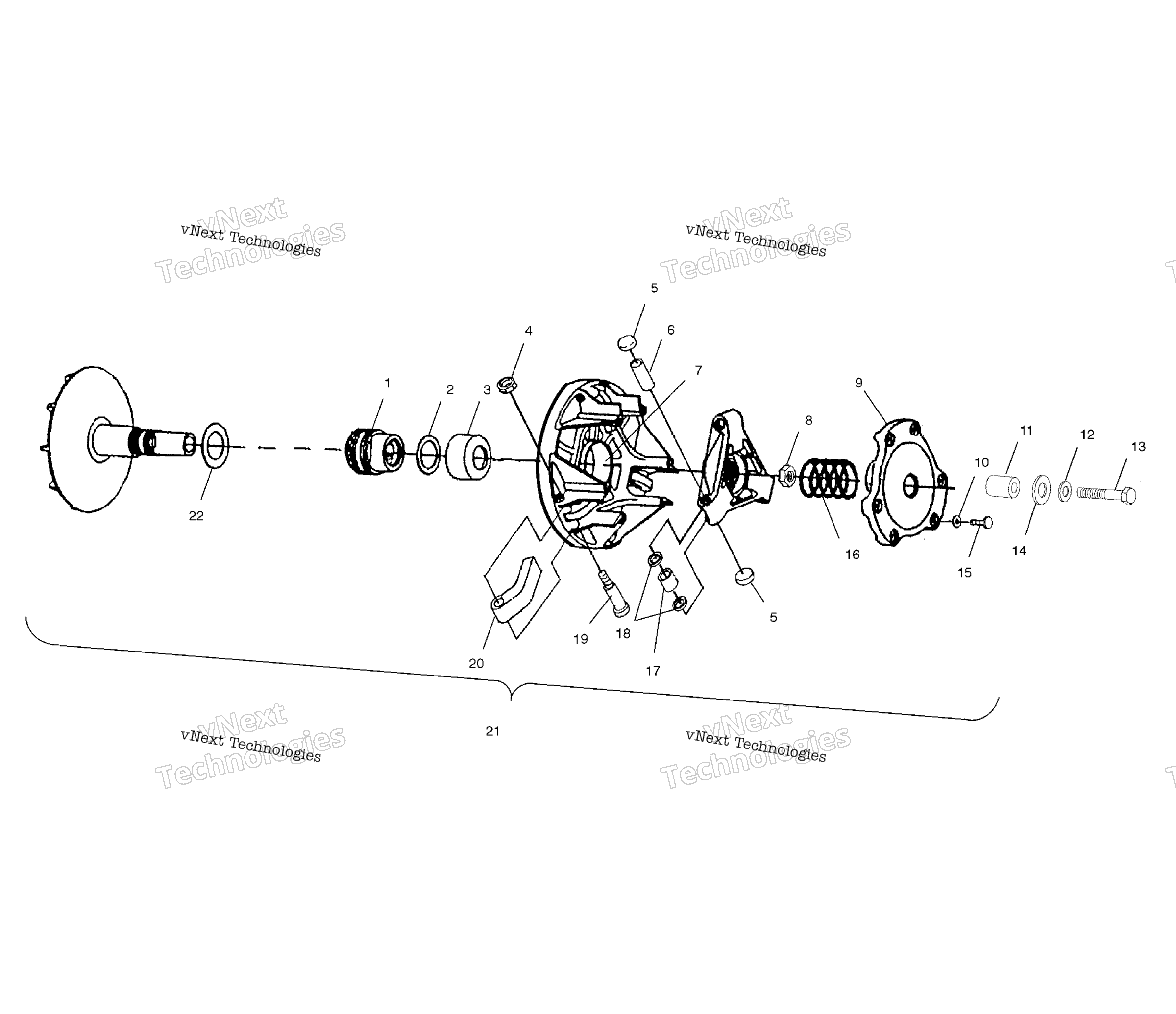 Привод Clutch A02cd50aa/Ab/Fb
